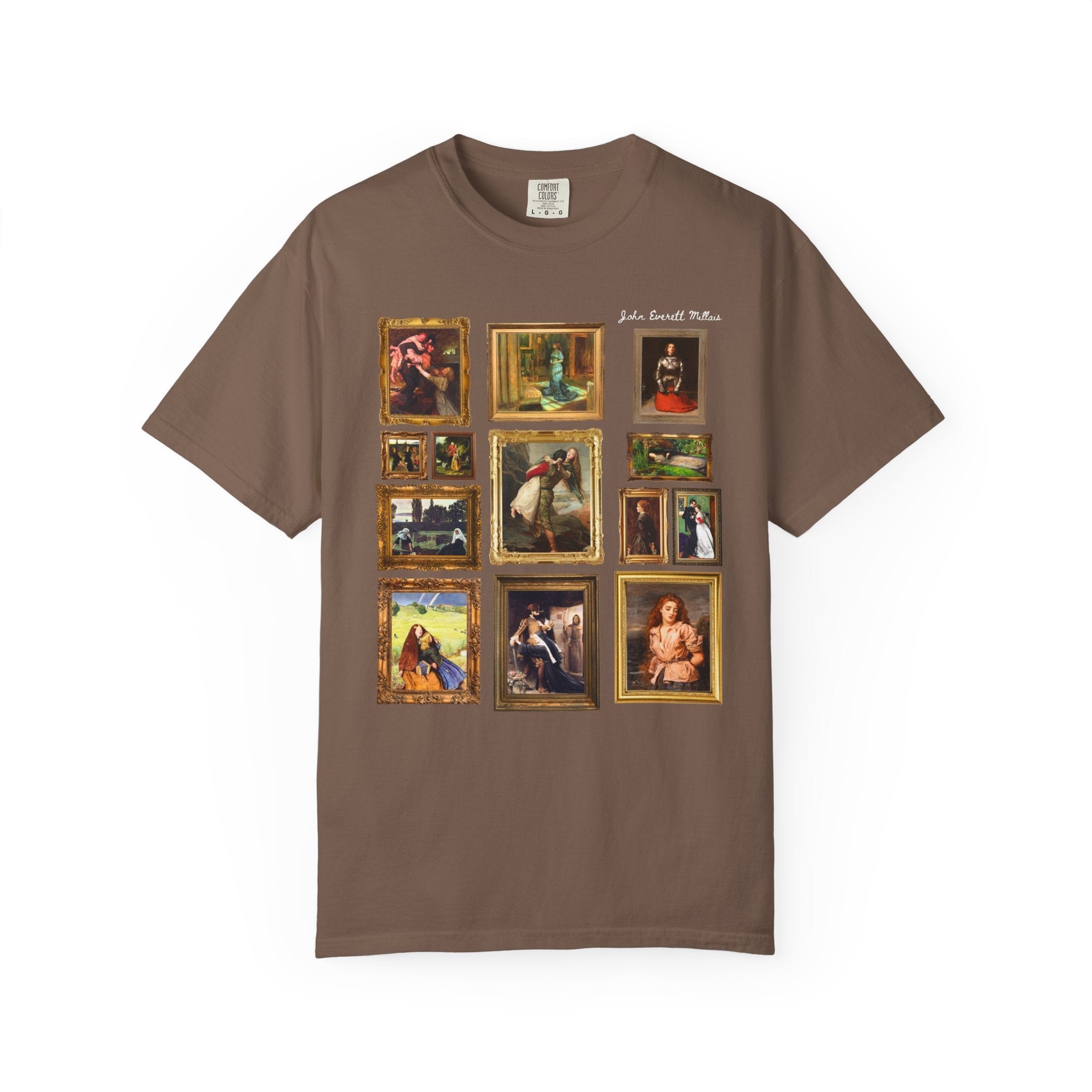 John Everett Millais Art History Shirt for Museum Lover, Colorful English Art Historian Gift, Boho Aesthetic 19th Century Famous Paintings - Opal and June