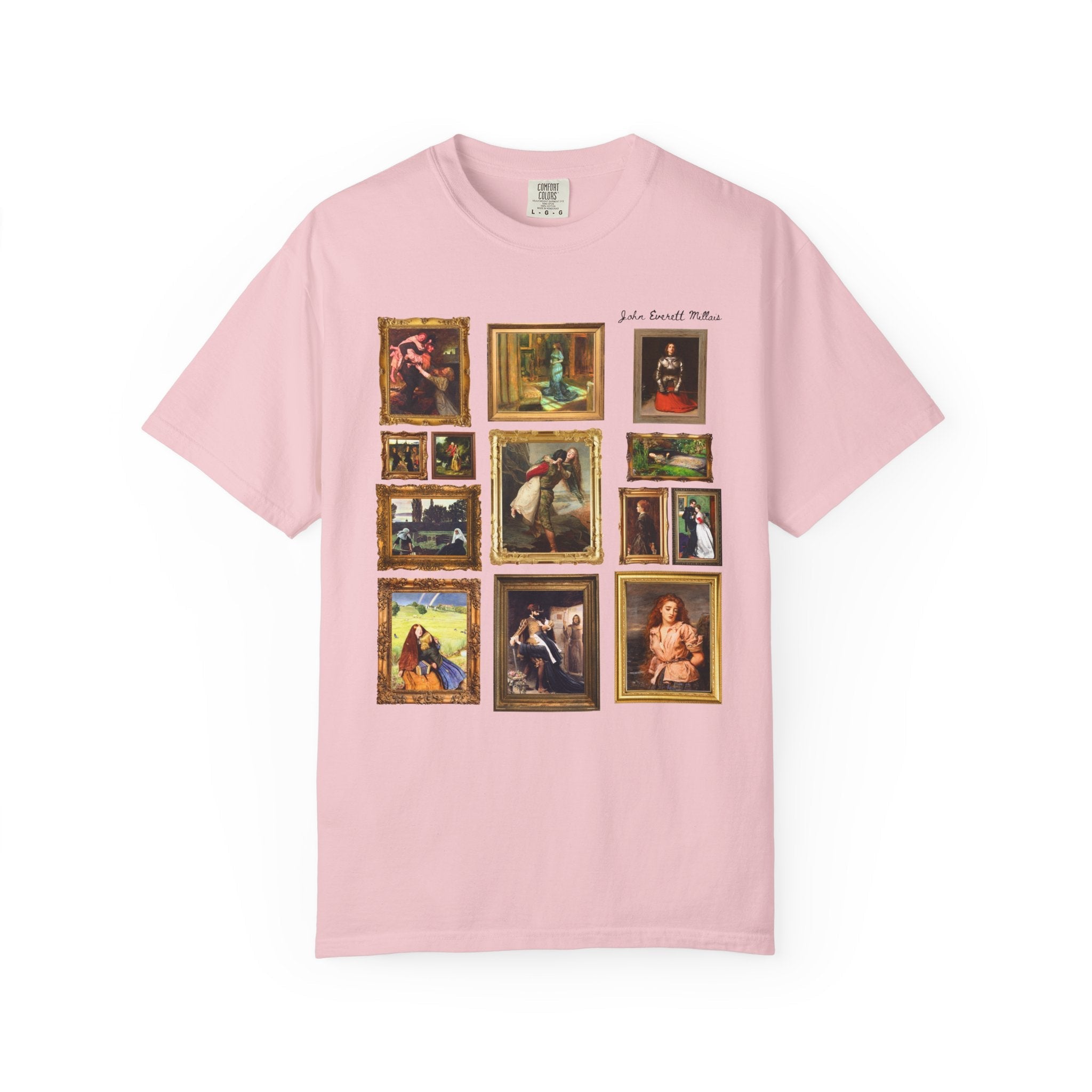 John Everett Millais Art History Shirt for Museum Lover, Colorful English Art Historian Gift, Boho Aesthetic 19th Century Famous Paintings - Opal and June