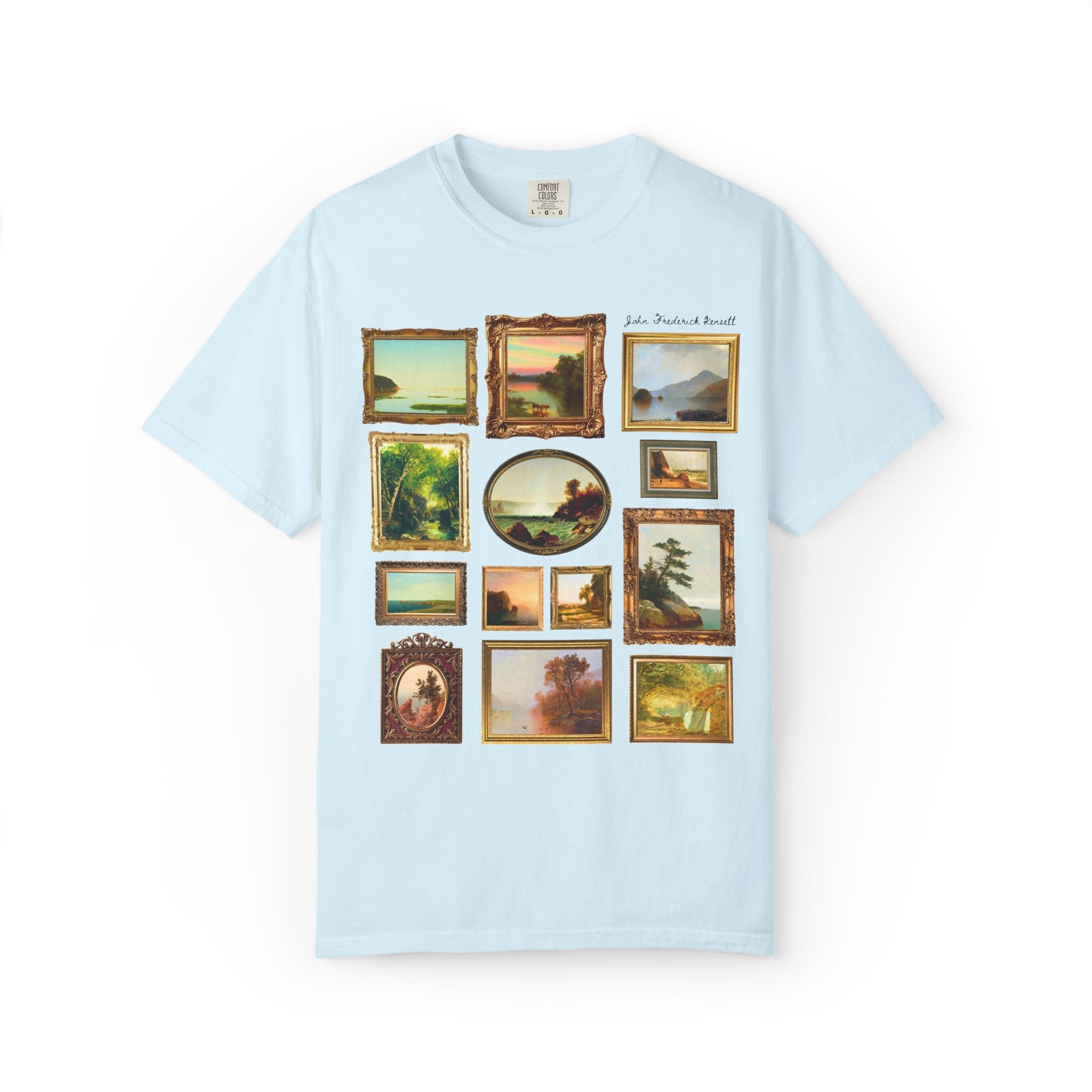 John Frederick Kensett Art History Tee Shirt: Luminism American Art Movement, Hudson River School 19th Century Art History Buff Gift - Opal and June