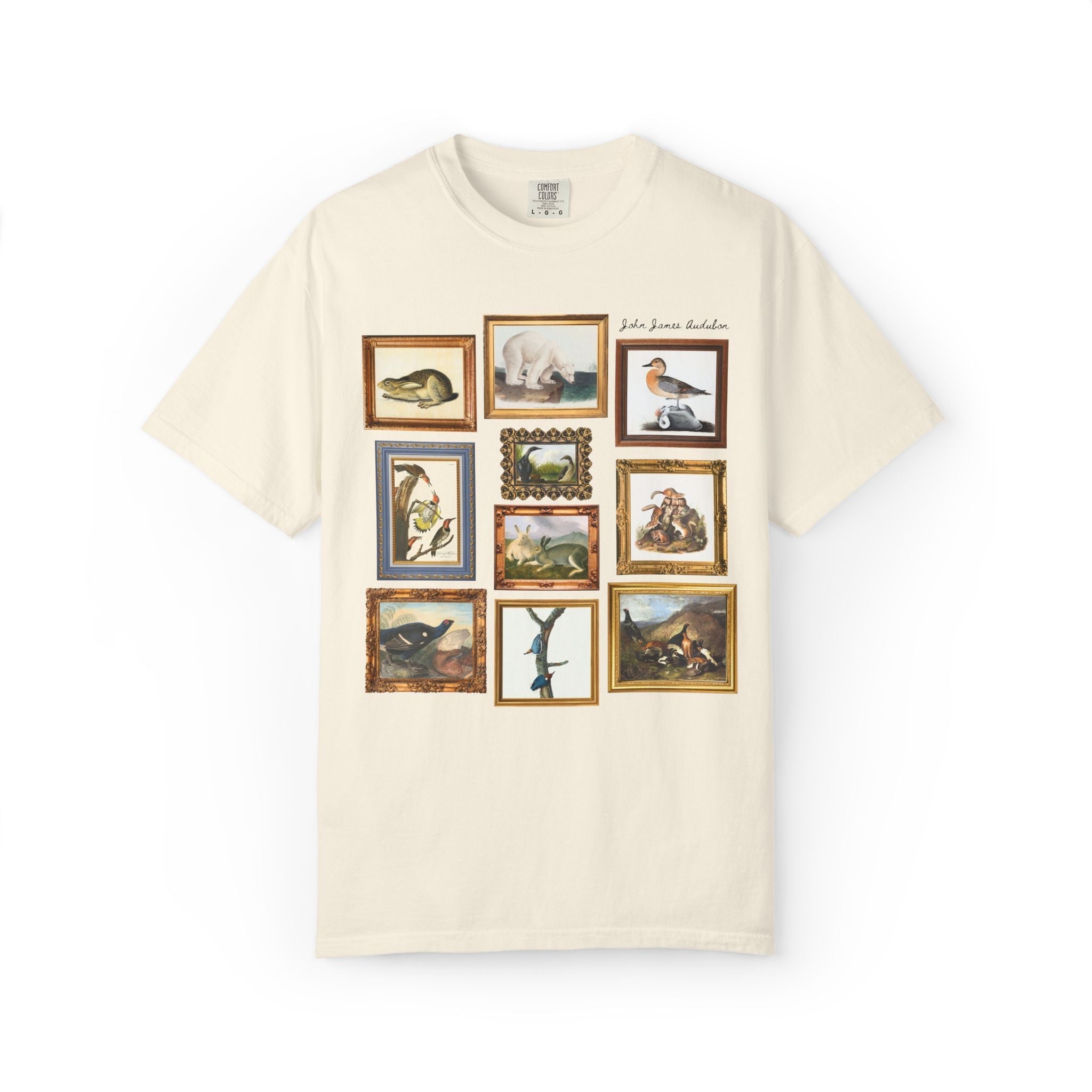 John James Audubon Famous Paintings Tee Shirt - Opal and June