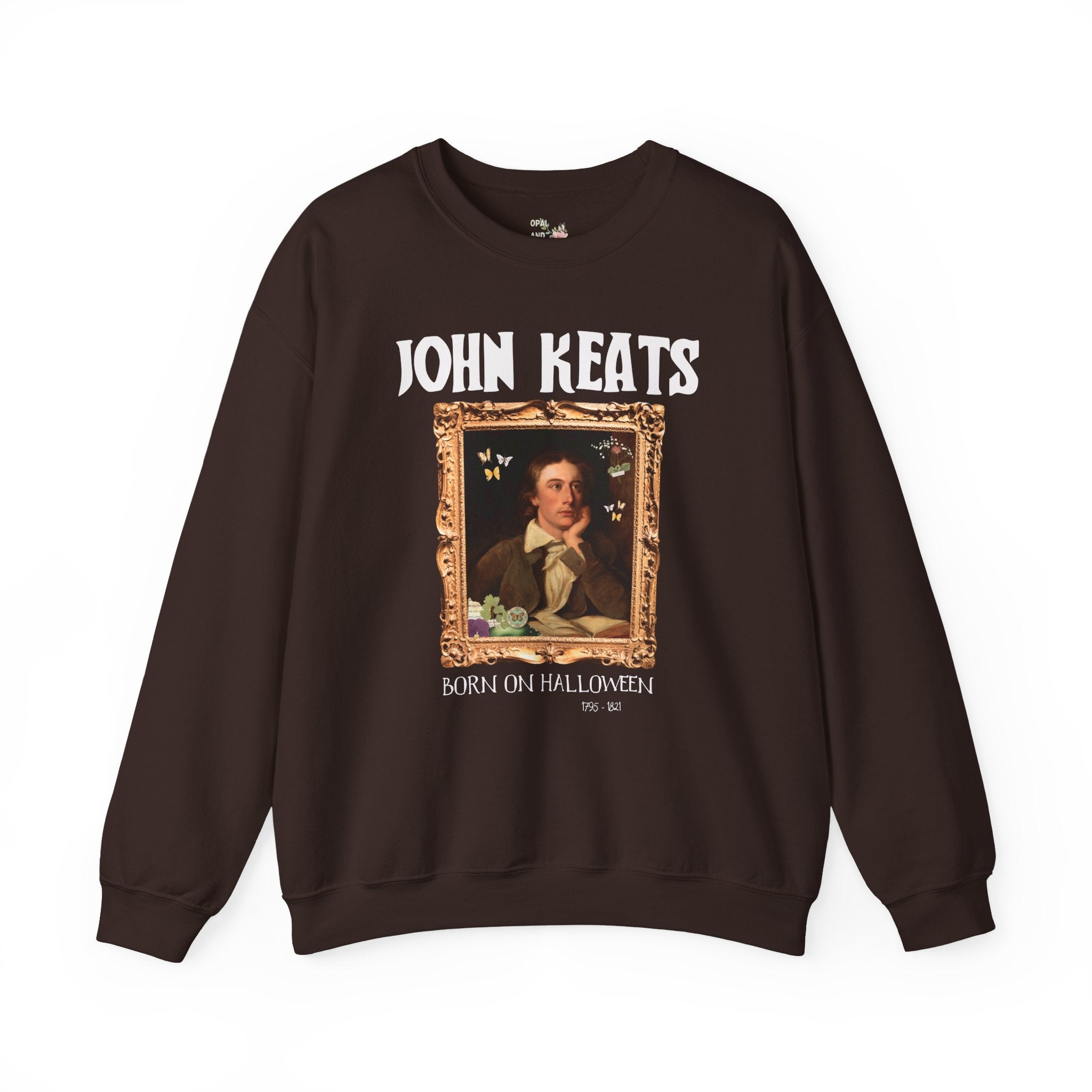 John Keats Romantic Poetry Movement Sweatshirt, 19th Century English Literature Professor Shirt, Bookworm Who Loves Poetry, English Major - Opal and June