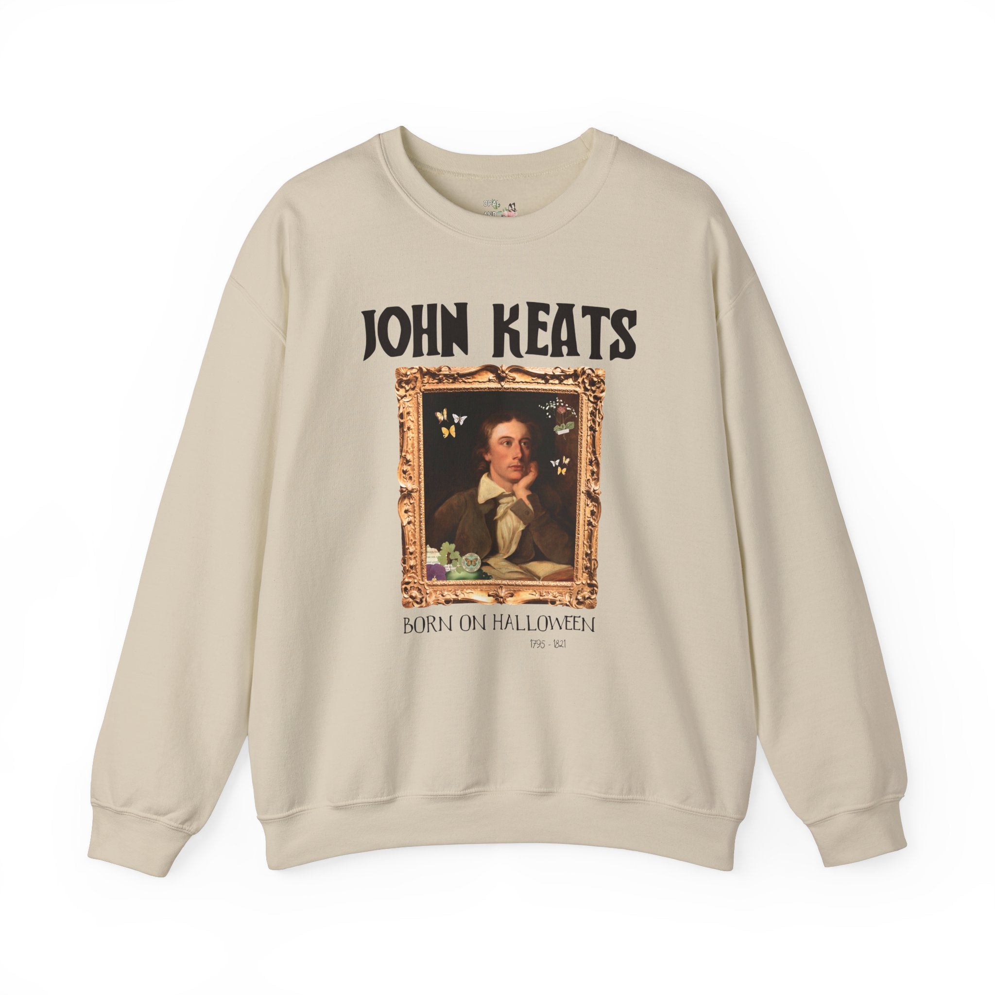 John Keats Romantic Poetry Movement Sweatshirt, 19th Century English Literature Professor Shirt, Bookworm Who Loves Poetry, English Major - Opal and June