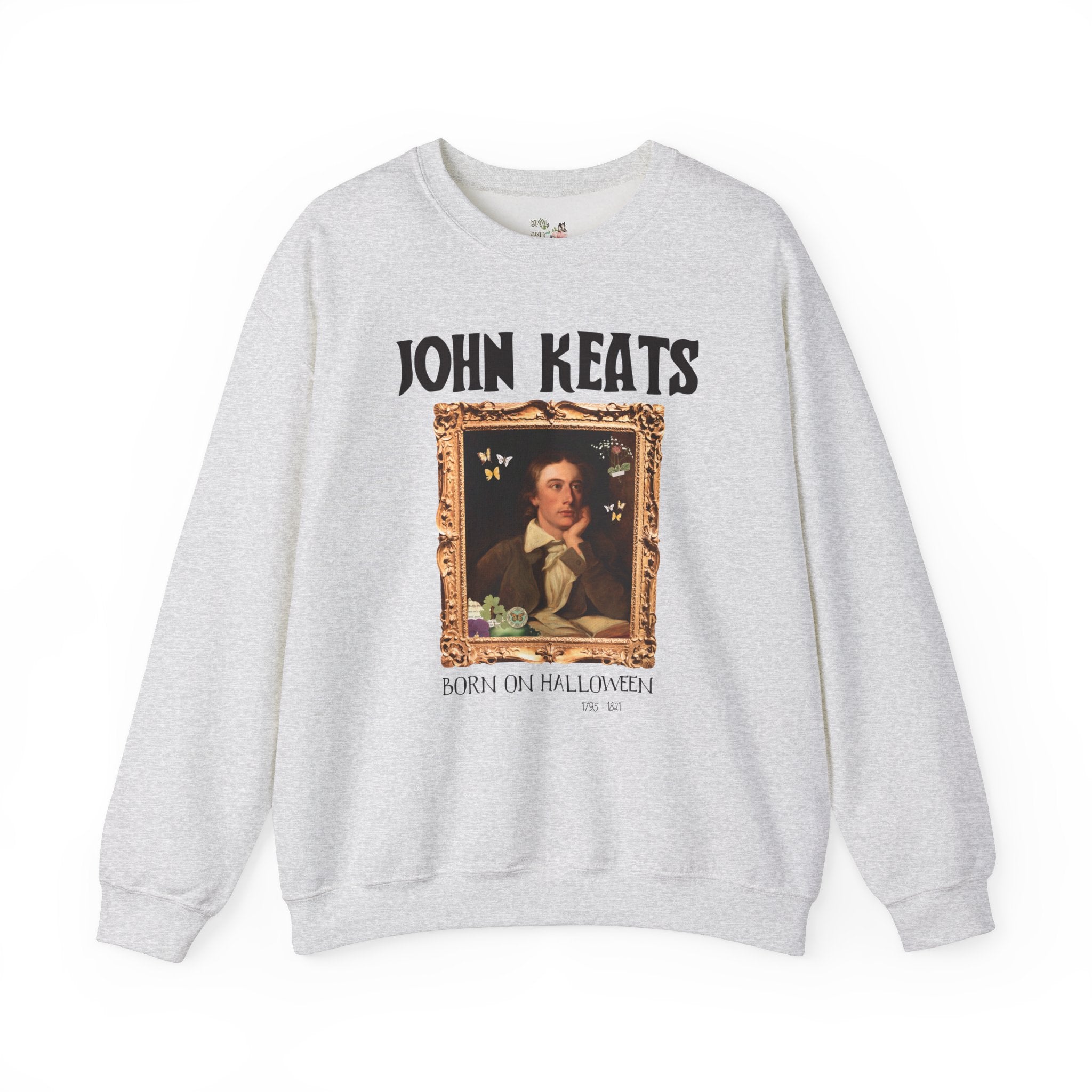 John Keats Romantic Poetry Movement Sweatshirt, 19th Century English Literature Professor Shirt, Bookworm Who Loves Poetry, English Major - Opal and June