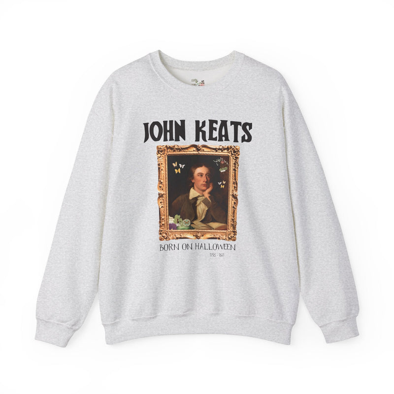 John Keats Romantic Poetry Movement Sweatshirt, 19th Century English Literature Professor Shirt, Bookworm Who Loves Poetry, English Major - Opal and June
