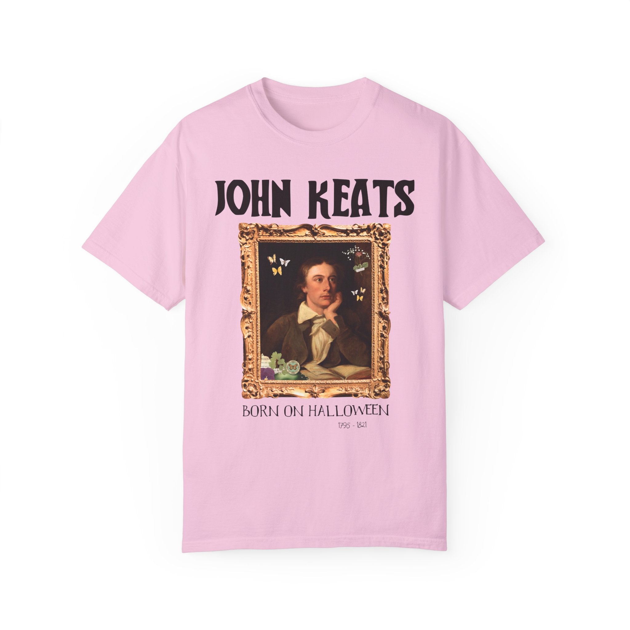 John Keats Romantic Poetry Movement Tee Shirt, 19th Century English Literature Professor Shirt for Bookworm Who Loves Poetry, English Major - Opal and June