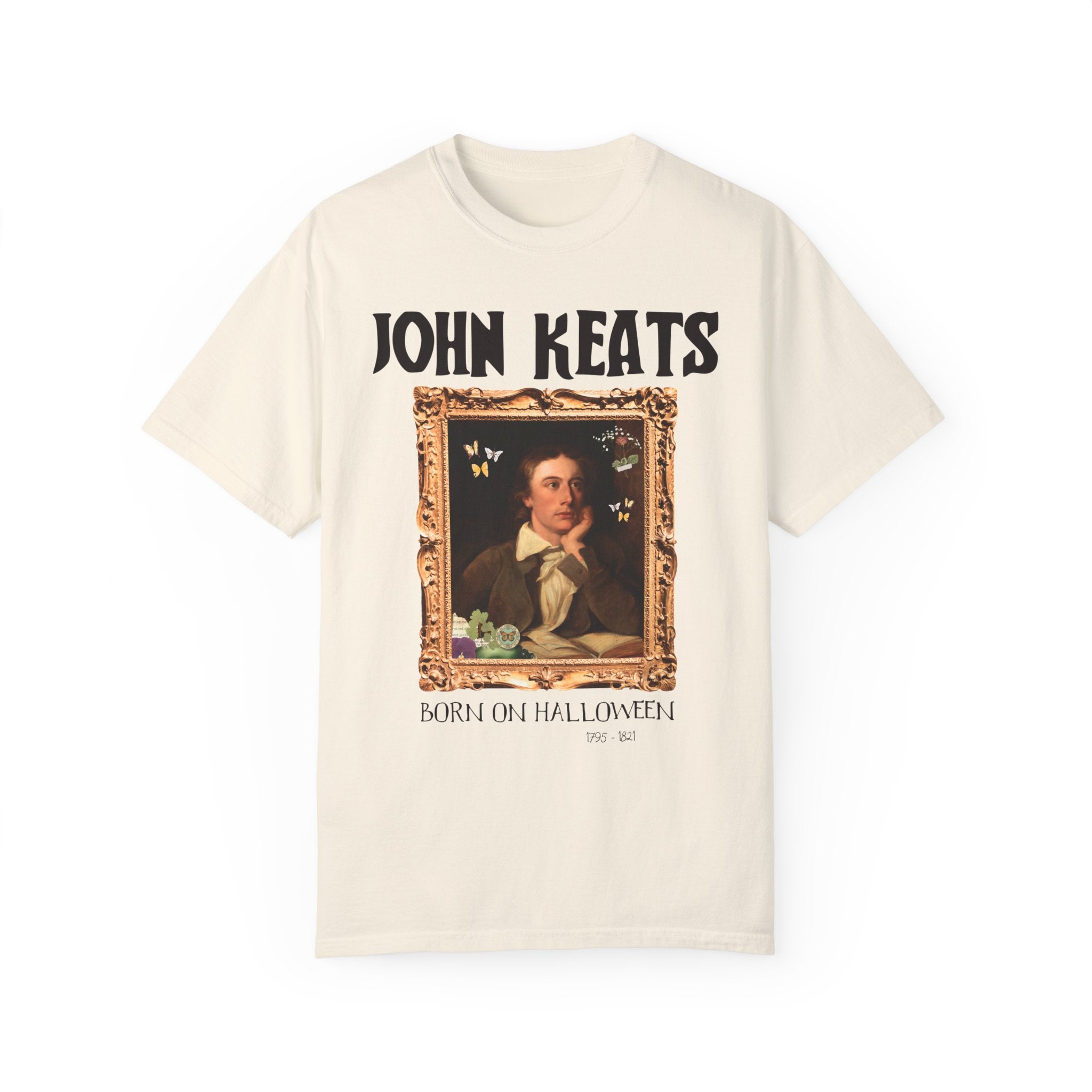 John Keats Romantic Poetry Movement Tee Shirt, 19th Century English Literature Professor Shirt for Bookworm Who Loves Poetry, English Major - Opal and June