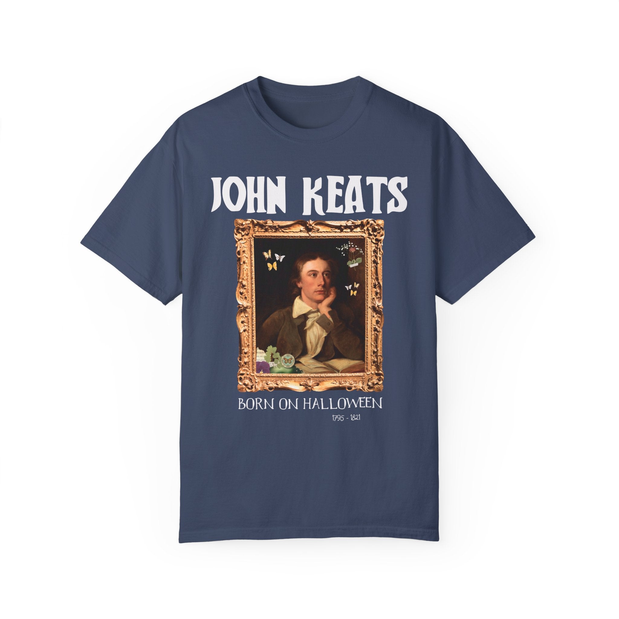 John Keats Romantic Poetry Movement Tee Shirt, 19th Century English Literature Professor Shirt for Bookworm Who Loves Poetry, English Major - Opal and June
