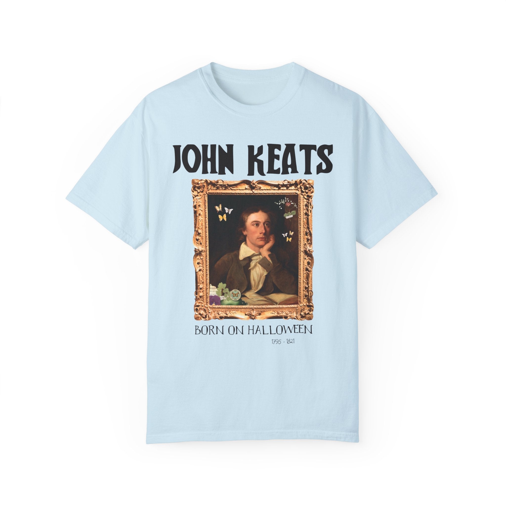 John Keats Romantic Poetry Movement Tee Shirt, 19th Century English Literature Professor Shirt for Bookworm Who Loves Poetry, English Major - Opal and June