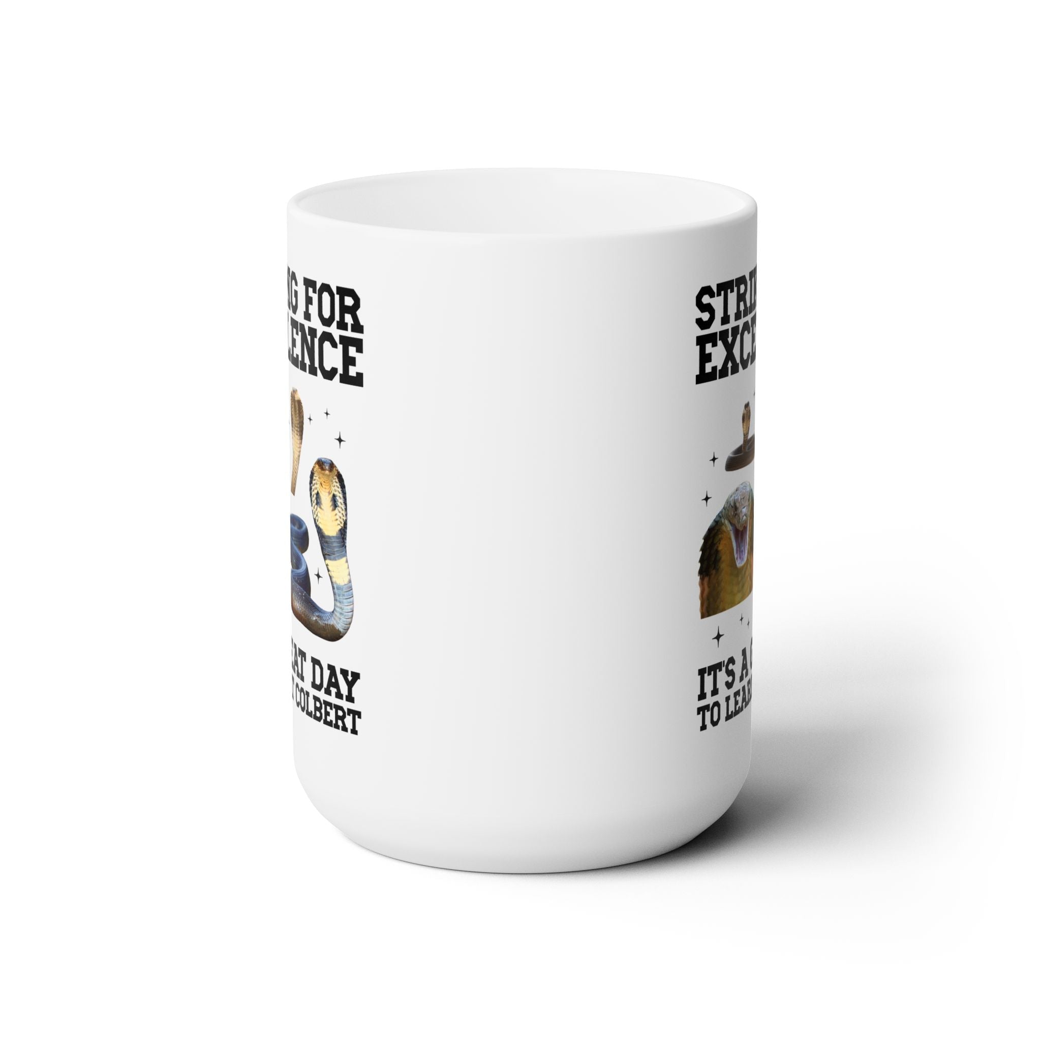 John L. Colbert School 15 Oz Coffee Mug: Striking for Excellence | FPS + Opal and June Coffee Mug, Fayetteville Public Schools - Opal and June
