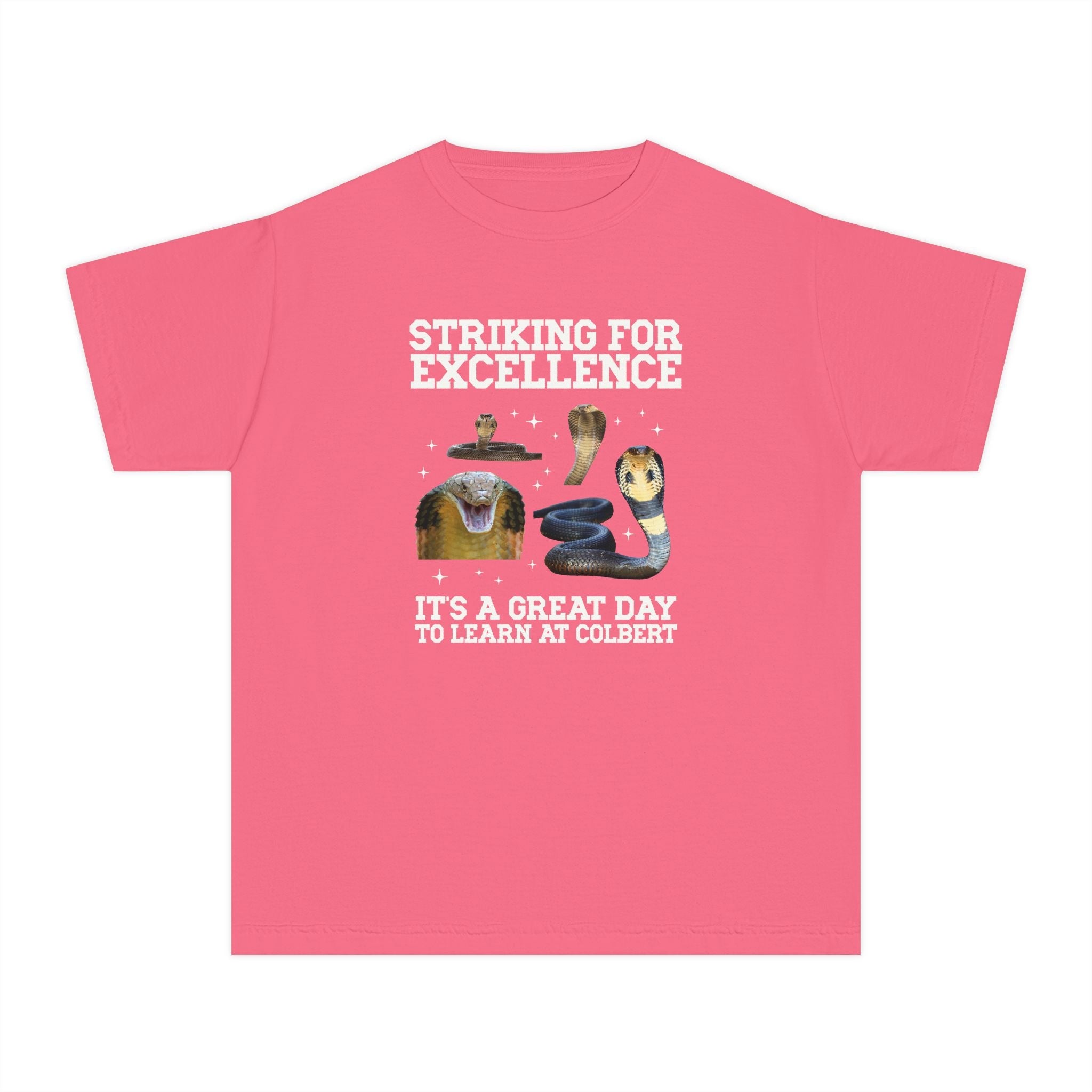 John L. Colbert School Kids Tee Shirt: Striking for Excellence | FPS + Opal and June Kids Tee Shirt, Fayetteville Public Schools - Opal and June