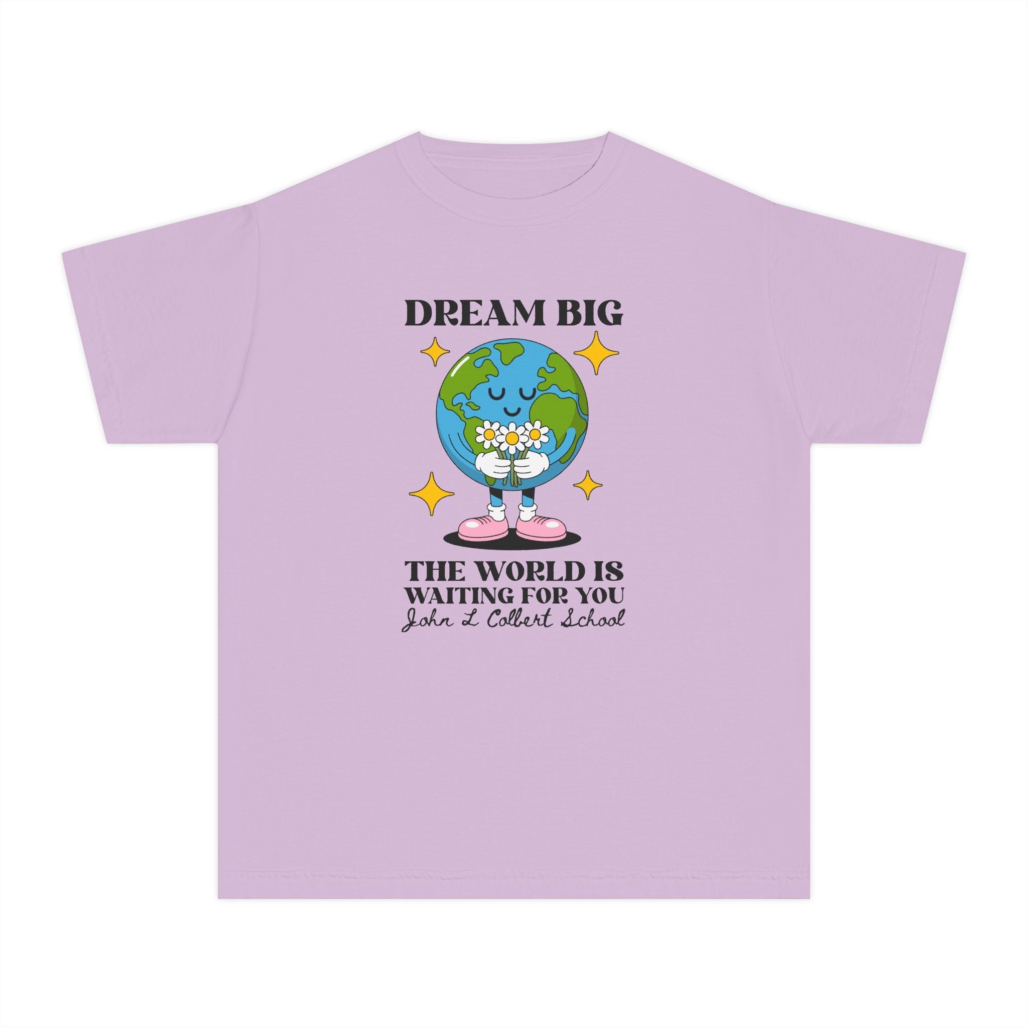 John L Colbert School Kids Tee Shirt: The World is Waiting for You - Opal and June