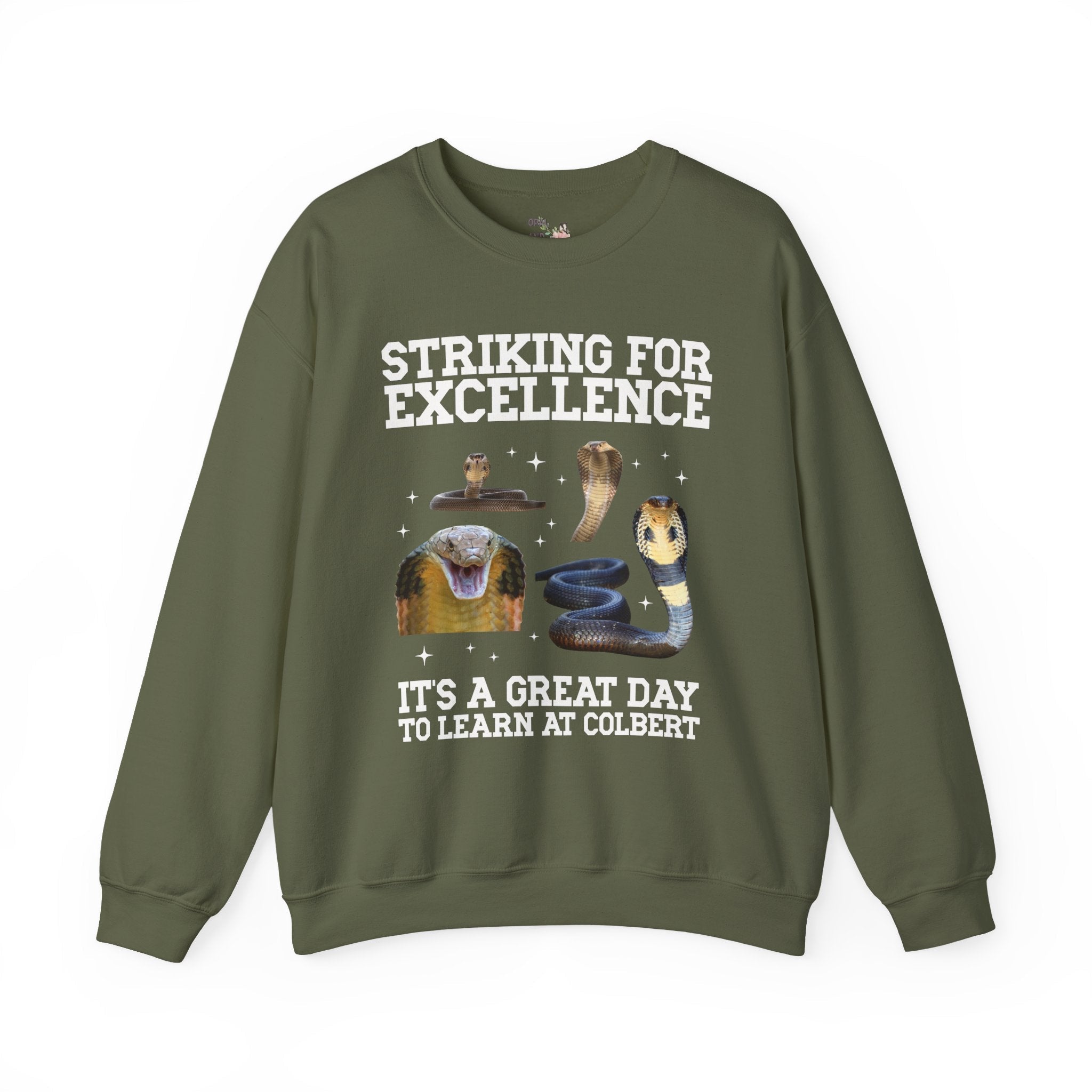 John L. Colbert School Sweatshirt: Striking for Excellence | FPS + Opal and June Sweatshirt, Fayetteville Public Schools - Opal and June