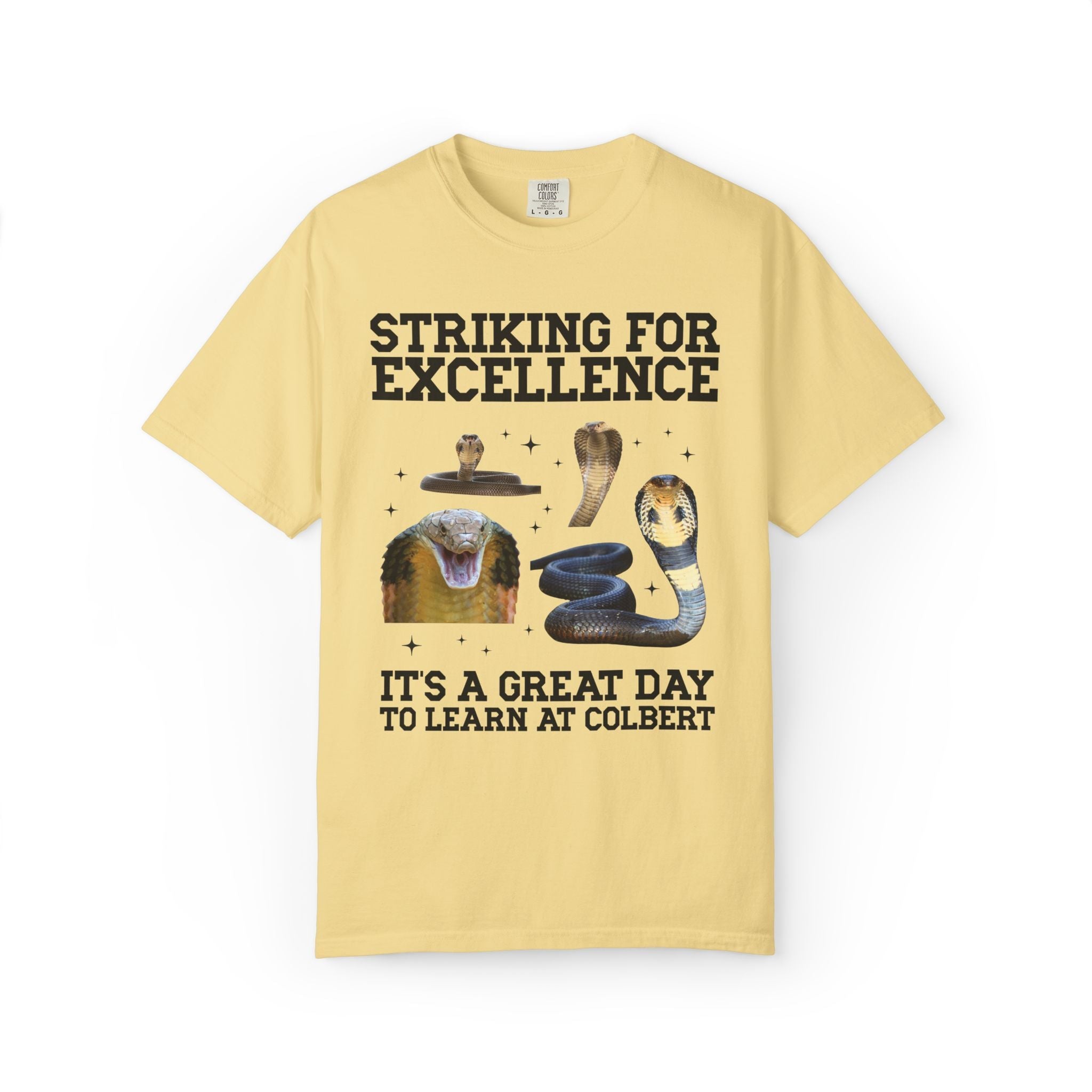 John L. Colbert School Tee Shirt: Striking for Excellence | FPS + Opal and June Tee Shirt, Fayetteville Public Schools - Opal and June