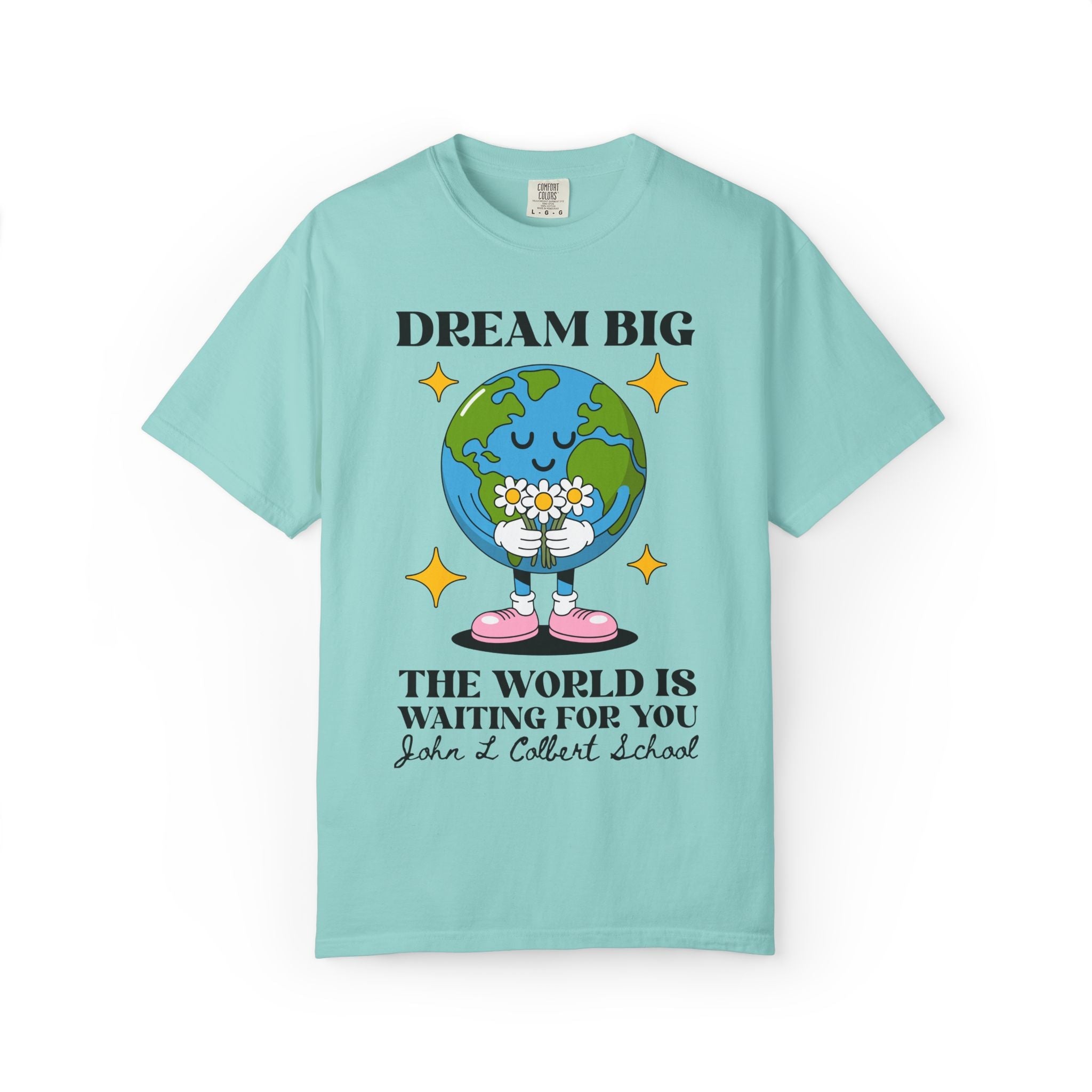 John L Colbert School Tee Shirt: The World is Waiting for You - Opal and June