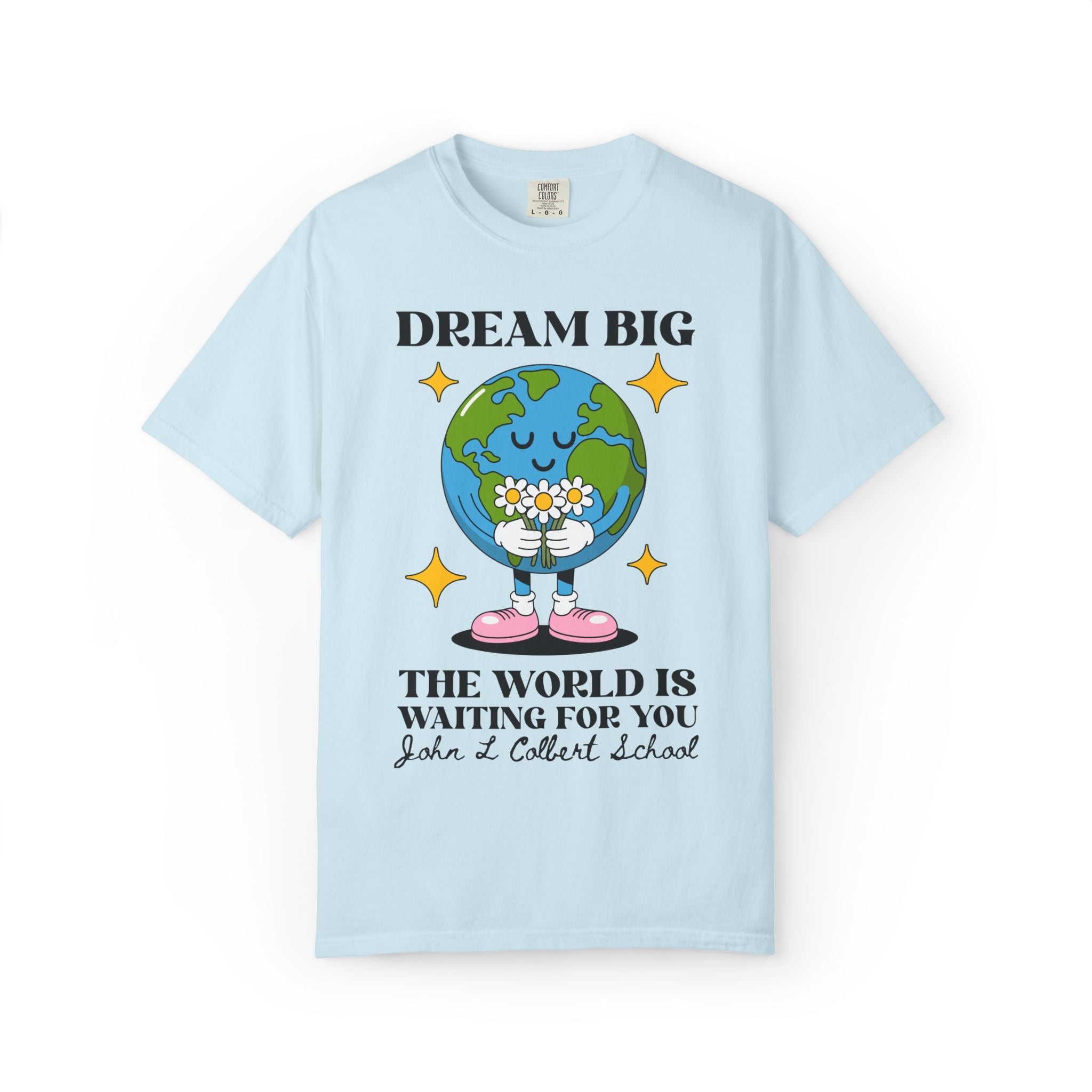 John L Colbert School Tee Shirt: The World is Waiting for You - Opal and June