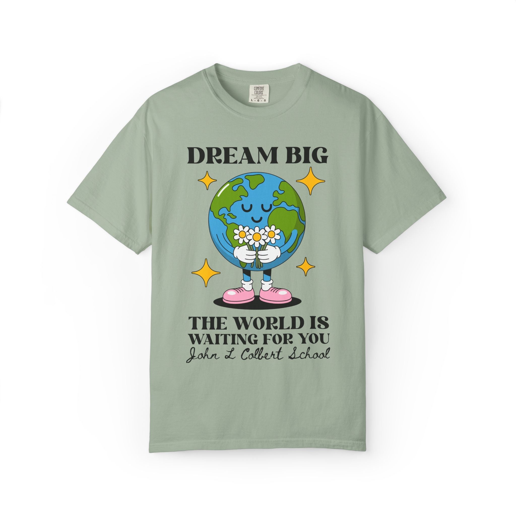 John L Colbert School Tee Shirt: The World is Waiting for You - Opal and June