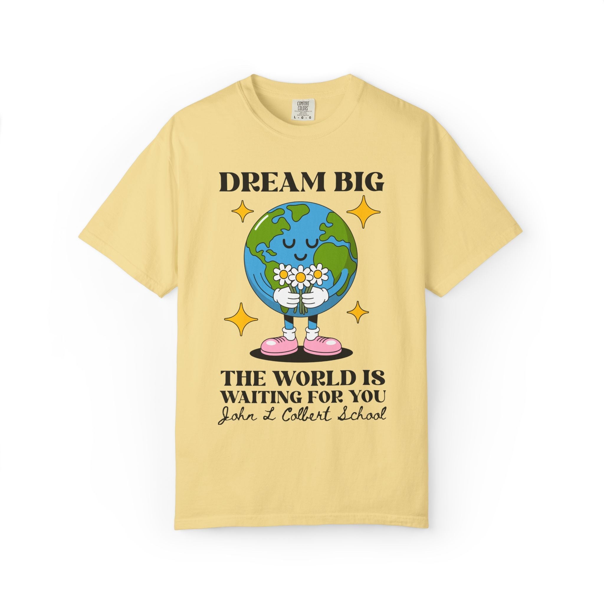 John L Colbert School Tee Shirt: The World is Waiting for You - Opal and June