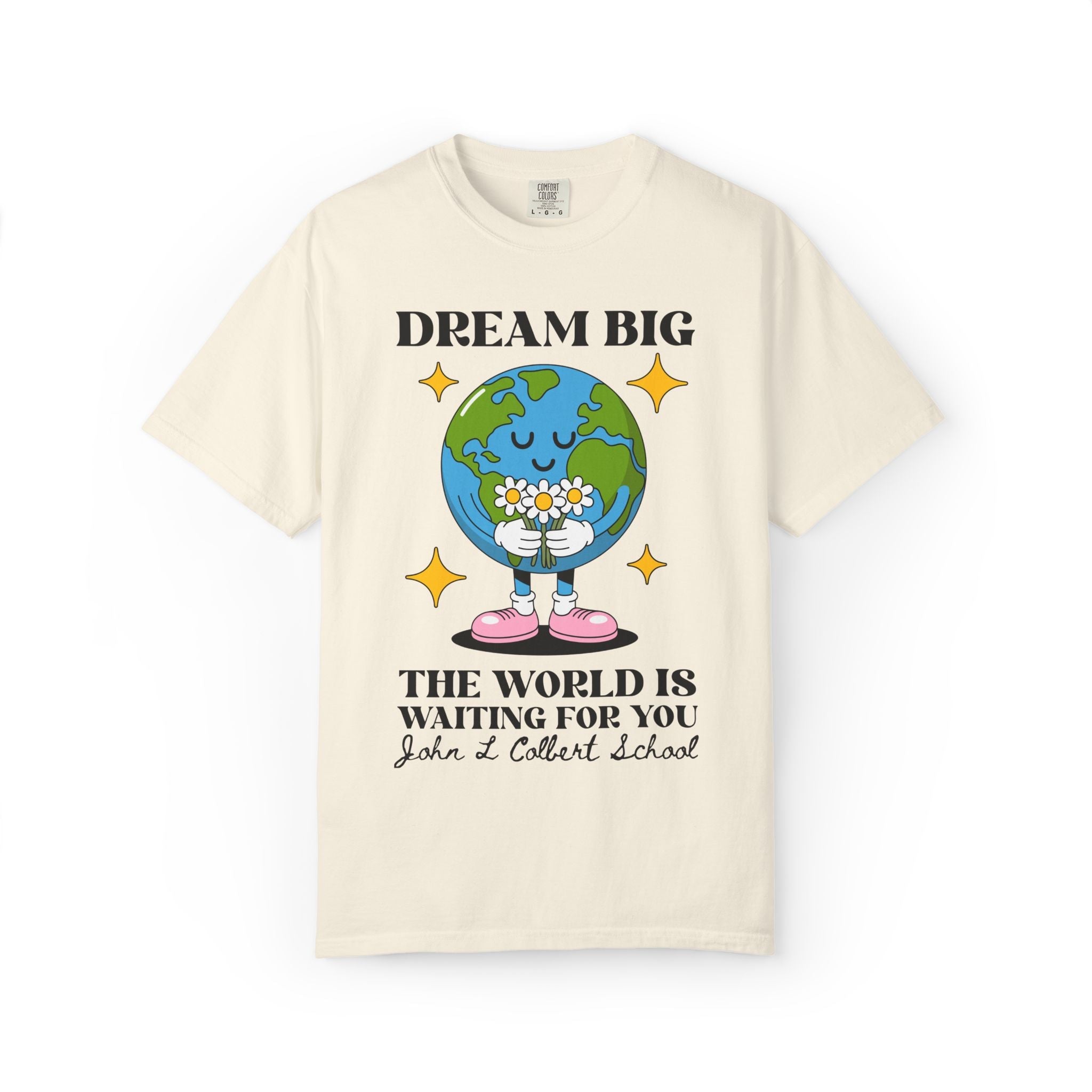 John L Colbert School Tee Shirt: The World is Waiting for You - Opal and June