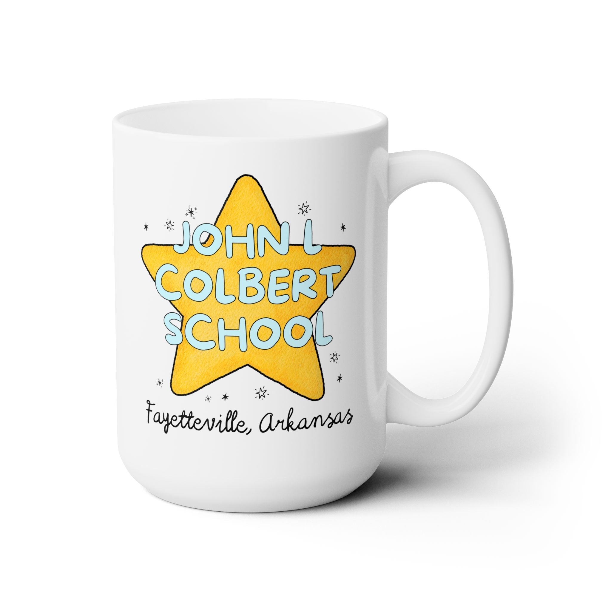 John L Colbert Star 15 Oz Coffee Mug - Opal and June
