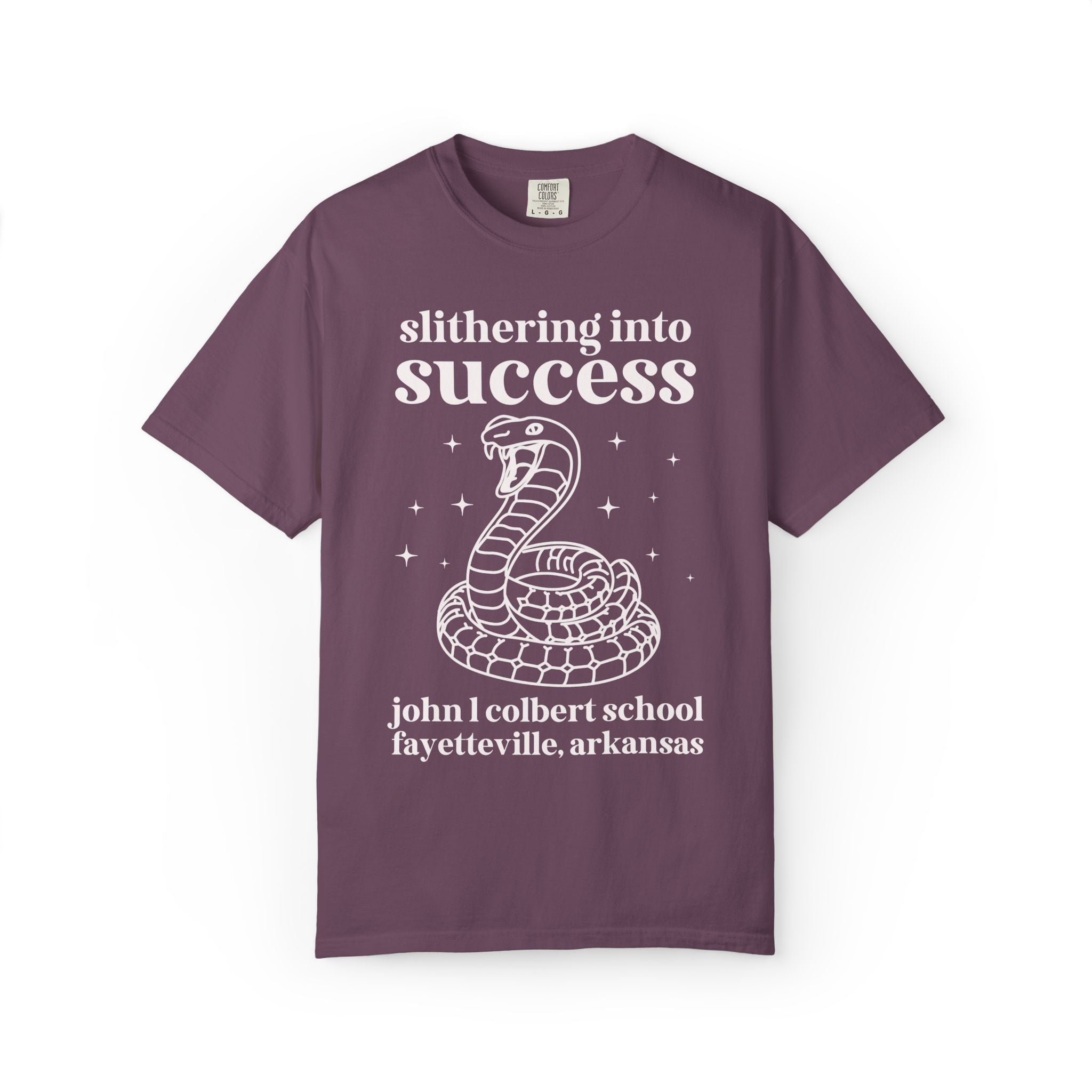 John L Colbert Tee Shirt: Slithering into Success - Opal and June