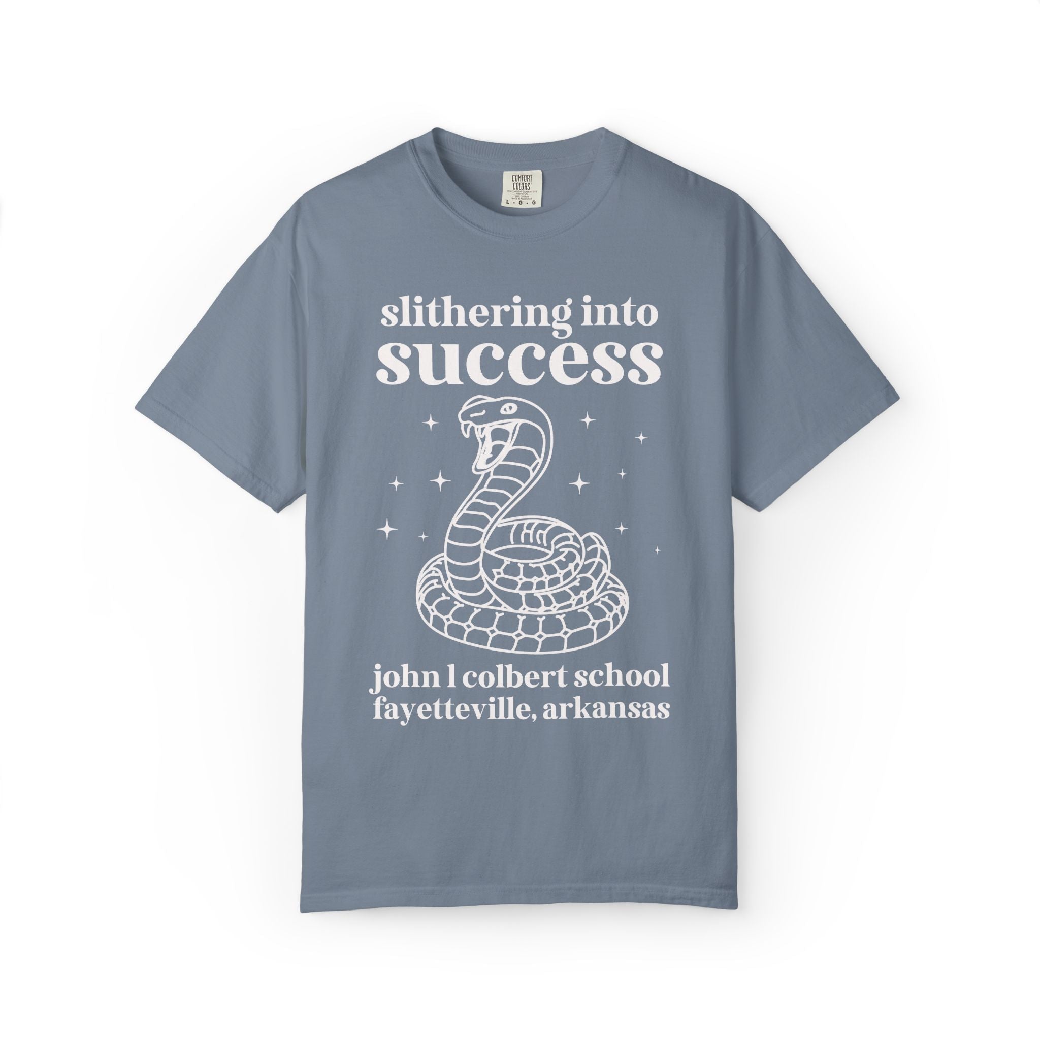 John L Colbert Tee Shirt: Slithering into Success - Opal and June