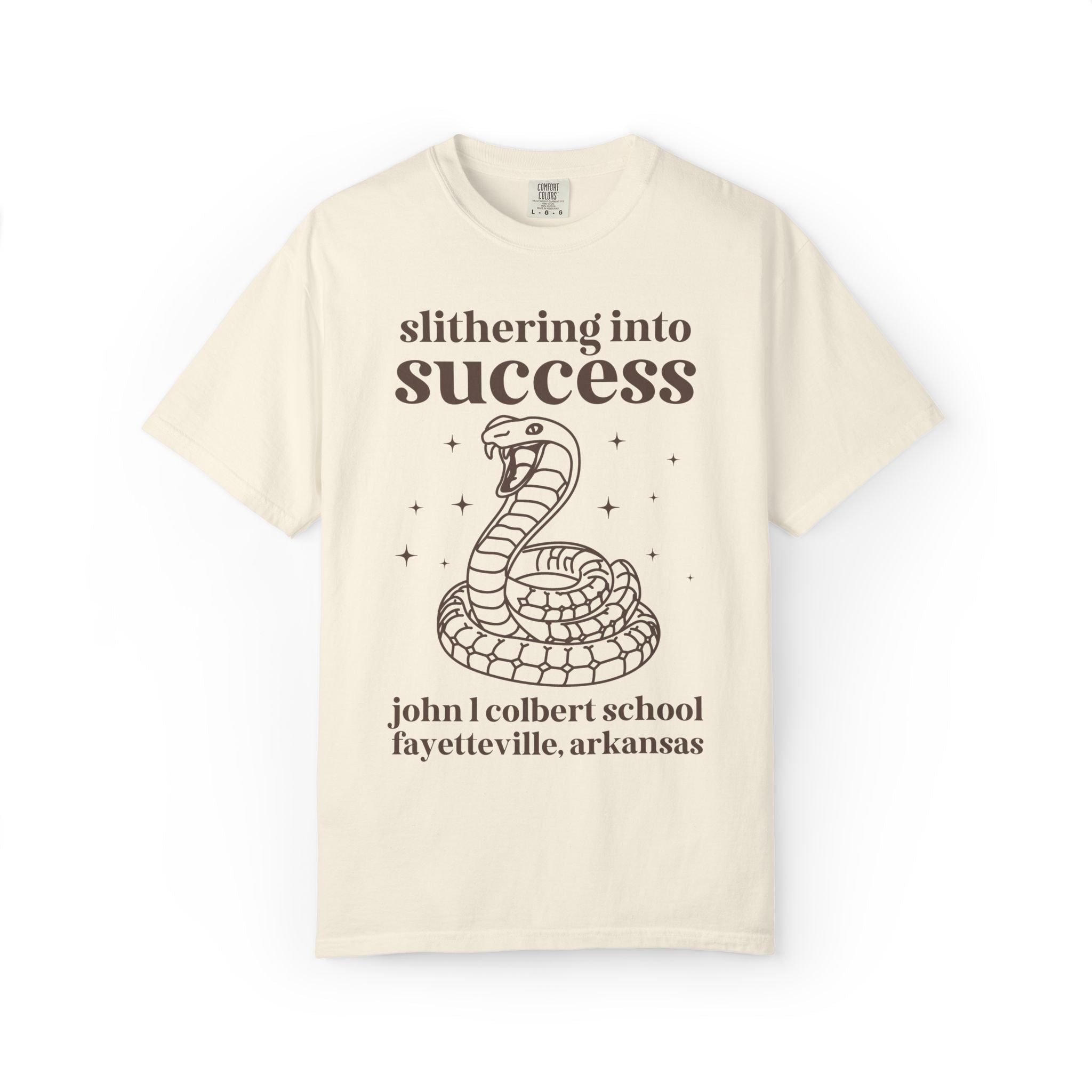 John L Colbert Tee Shirt: Slithering into Success - Opal and June