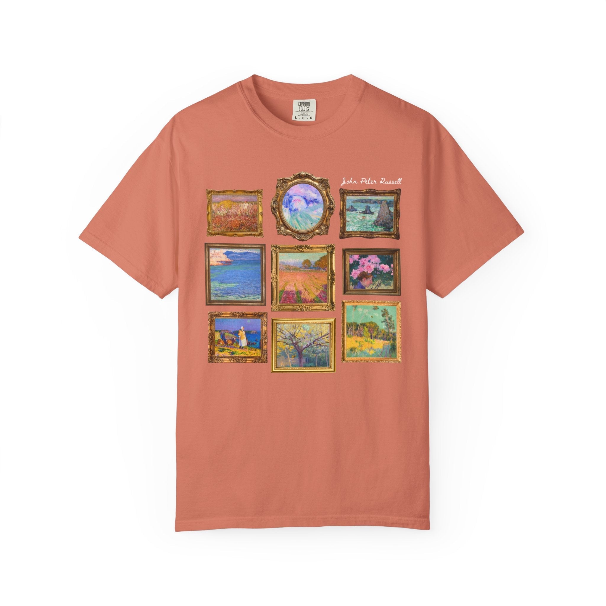 John Peter Russell Australian Impressionist Art History T-Shirt: 19th Century Impressionist Artist, Museum Lover Gift, Colorful Landscapes - Opal and June