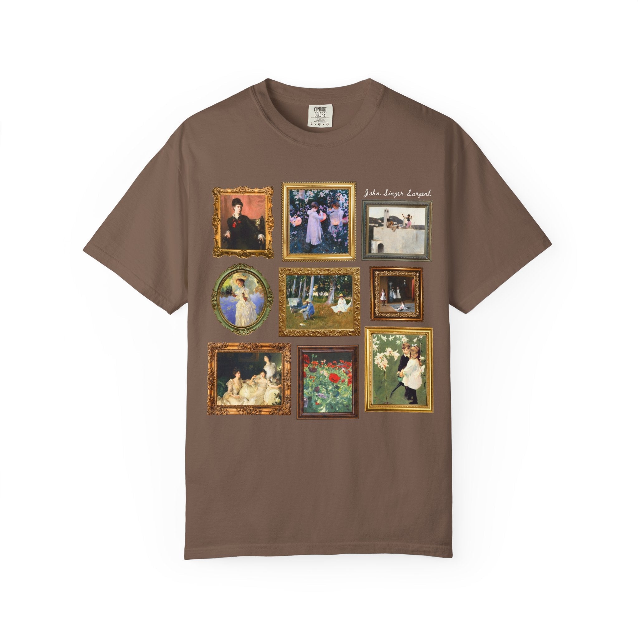 John Singer Sargent Art History Teacher T-Shirt: American Art History, 19th Century Impressionist Painter, Famous Paintings, Comfort Colors - Opal and June