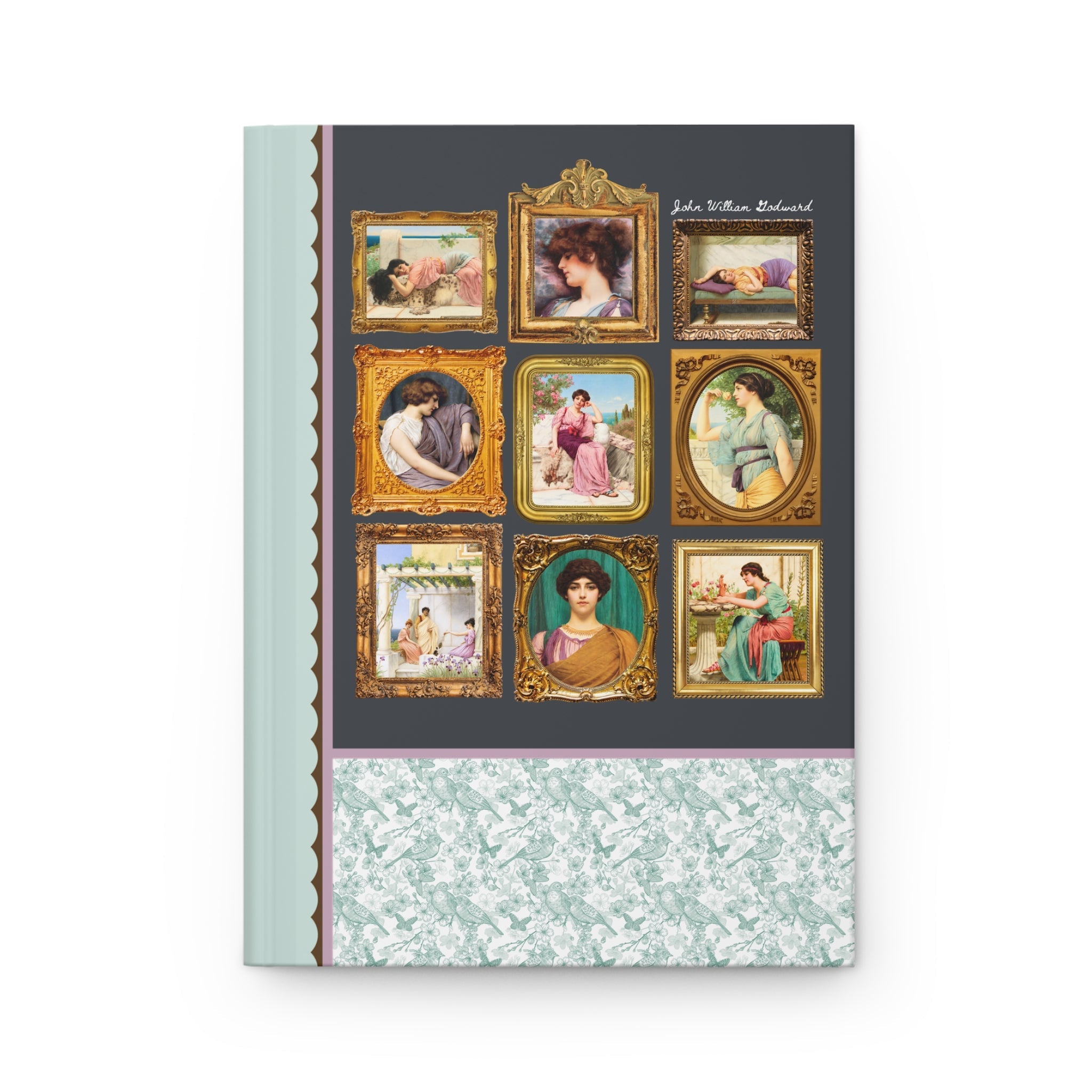 John William Godward Art History Notebook: Famous 19th Century Paintings, Neo - Classicism Academism Art Movements, Humanities Teacher Gift - Opal and June