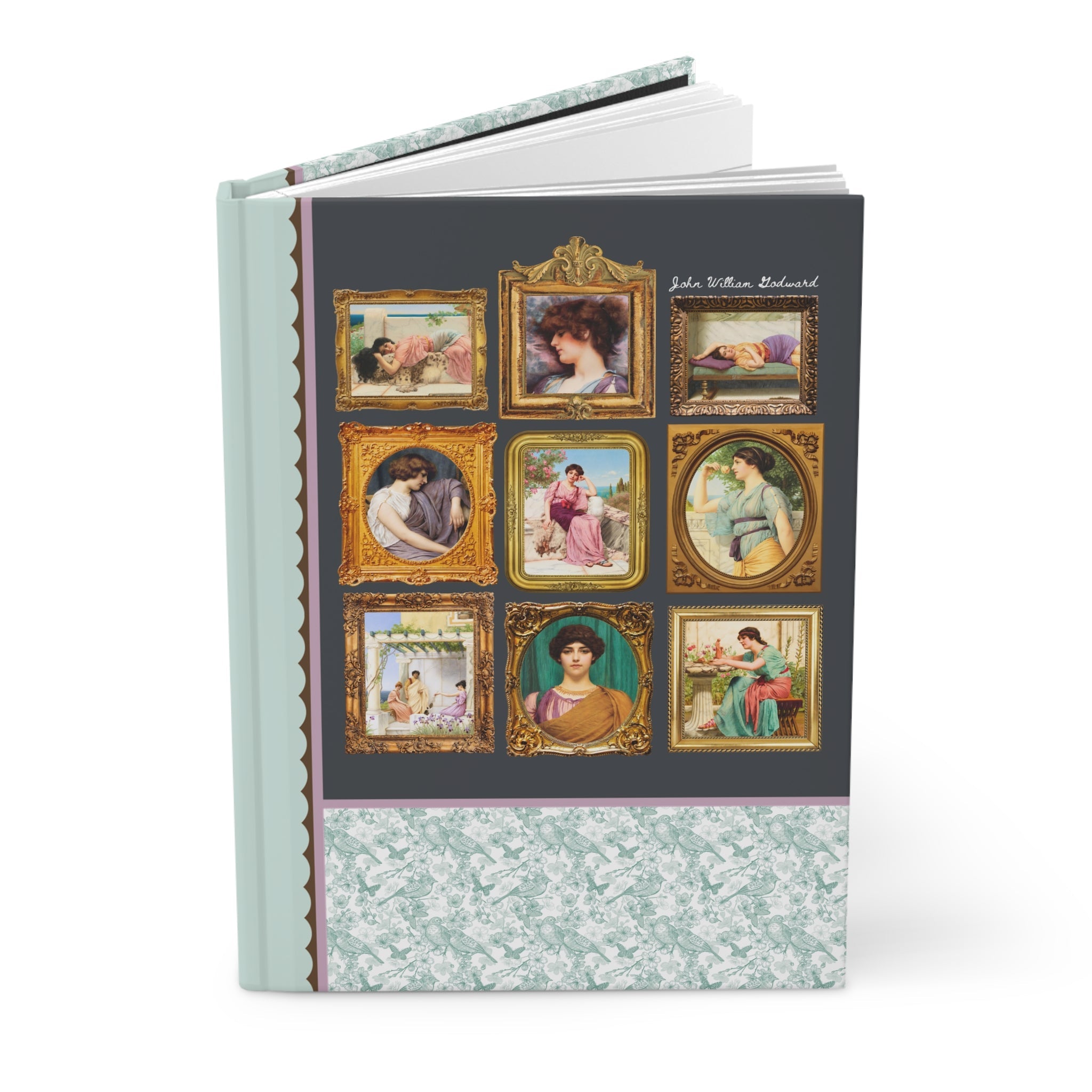 John William Godward Art History Notebook: Famous 19th Century Paintings, Neo - Classicism Academism Art Movements, Humanities Teacher Gift - Opal and June