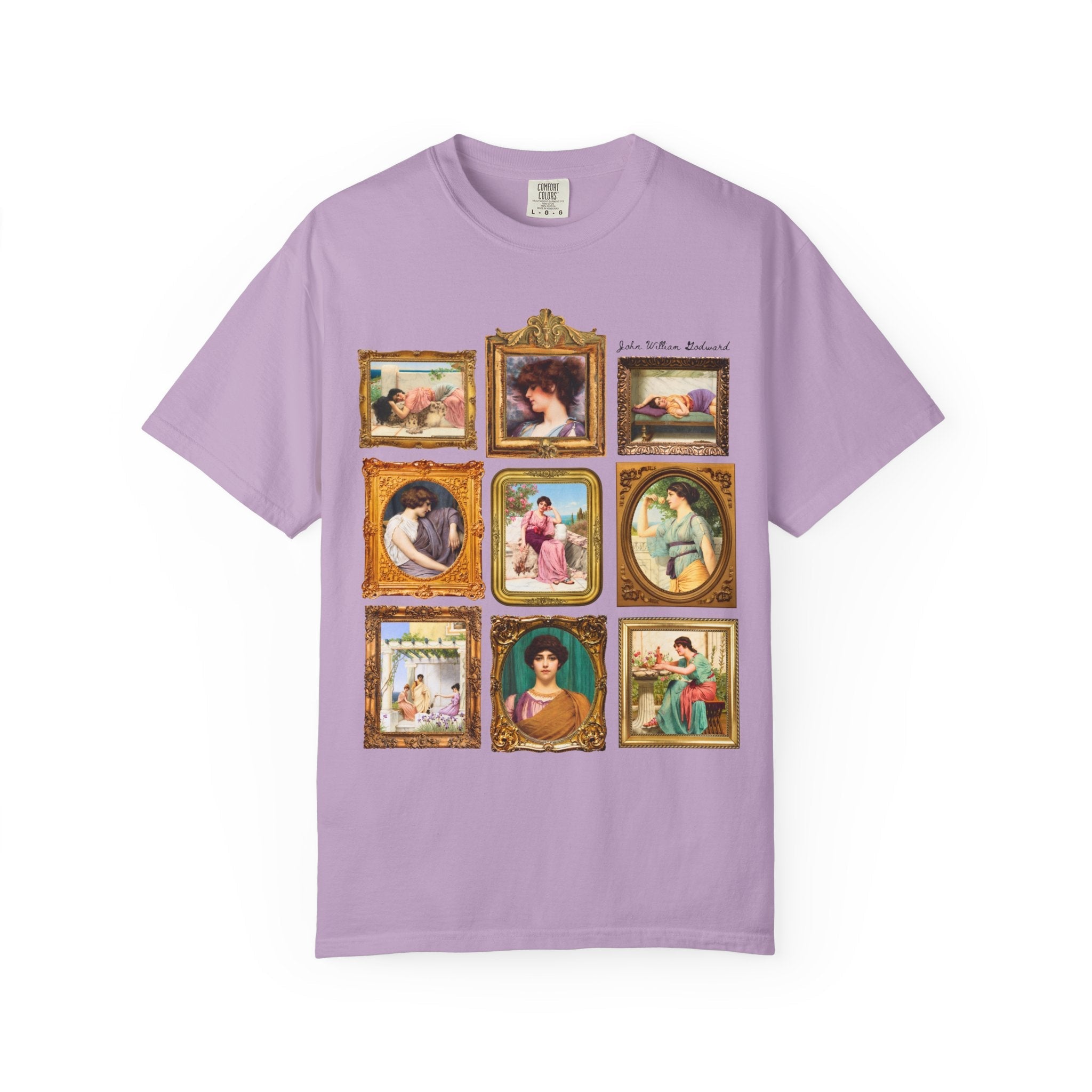 John William Godward Art History Tee Shirt: Famous 19th Century Paintings, Neo - Classicism and Academism Art Movements, Humanities Teacher T - Opal and June