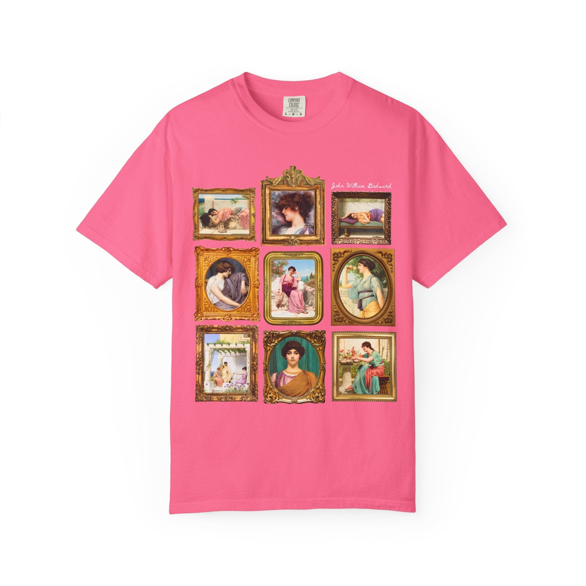 John William Godward Art History Tee Shirt: Famous 19th Century Paintings, Neo - Classicism and Academism Art Movements, Humanities Teacher T - Opal and June