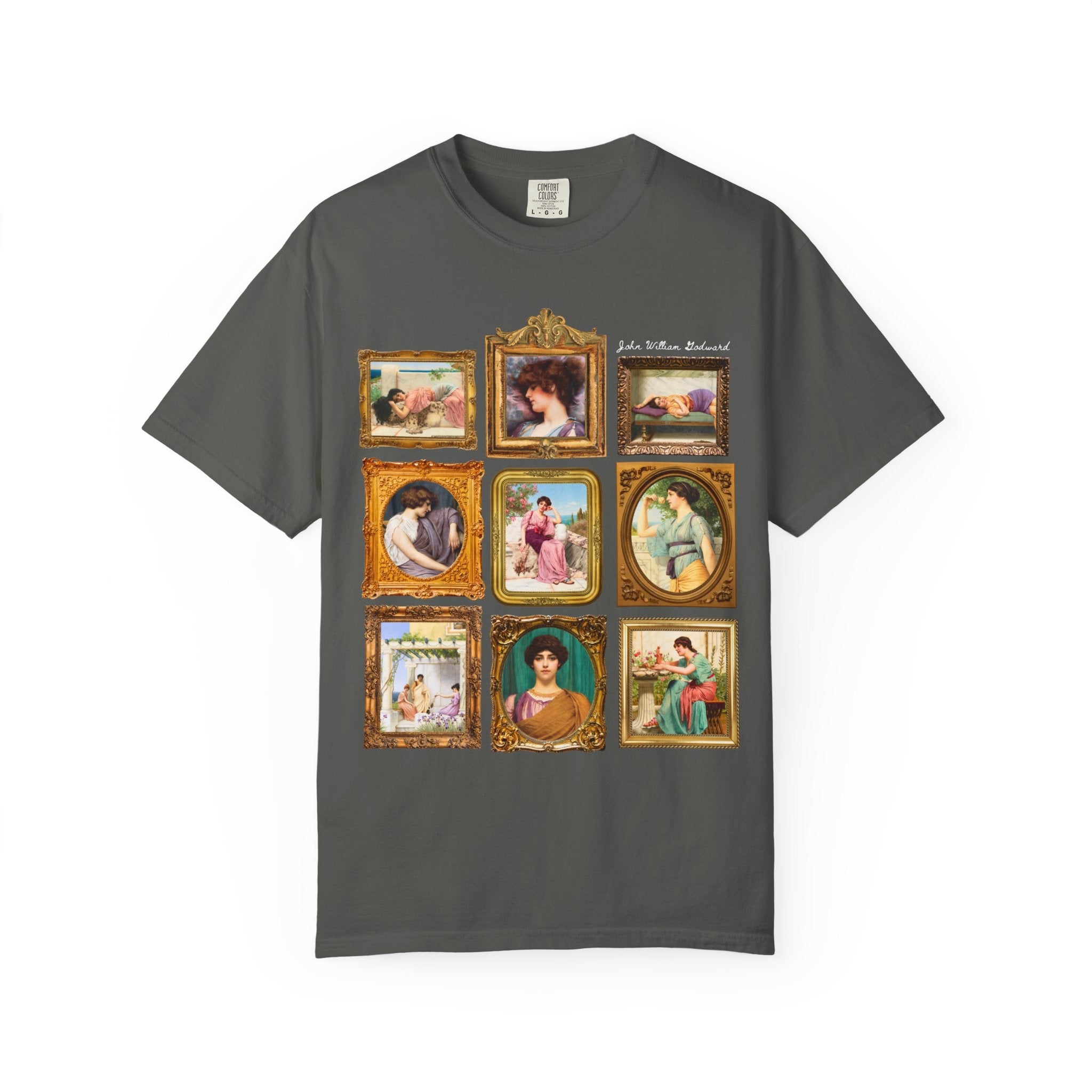 John William Godward Art History Tee Shirt: Famous 19th Century Paintings, Neo - Classicism and Academism Art Movements, Humanities Teacher T - Opal and June