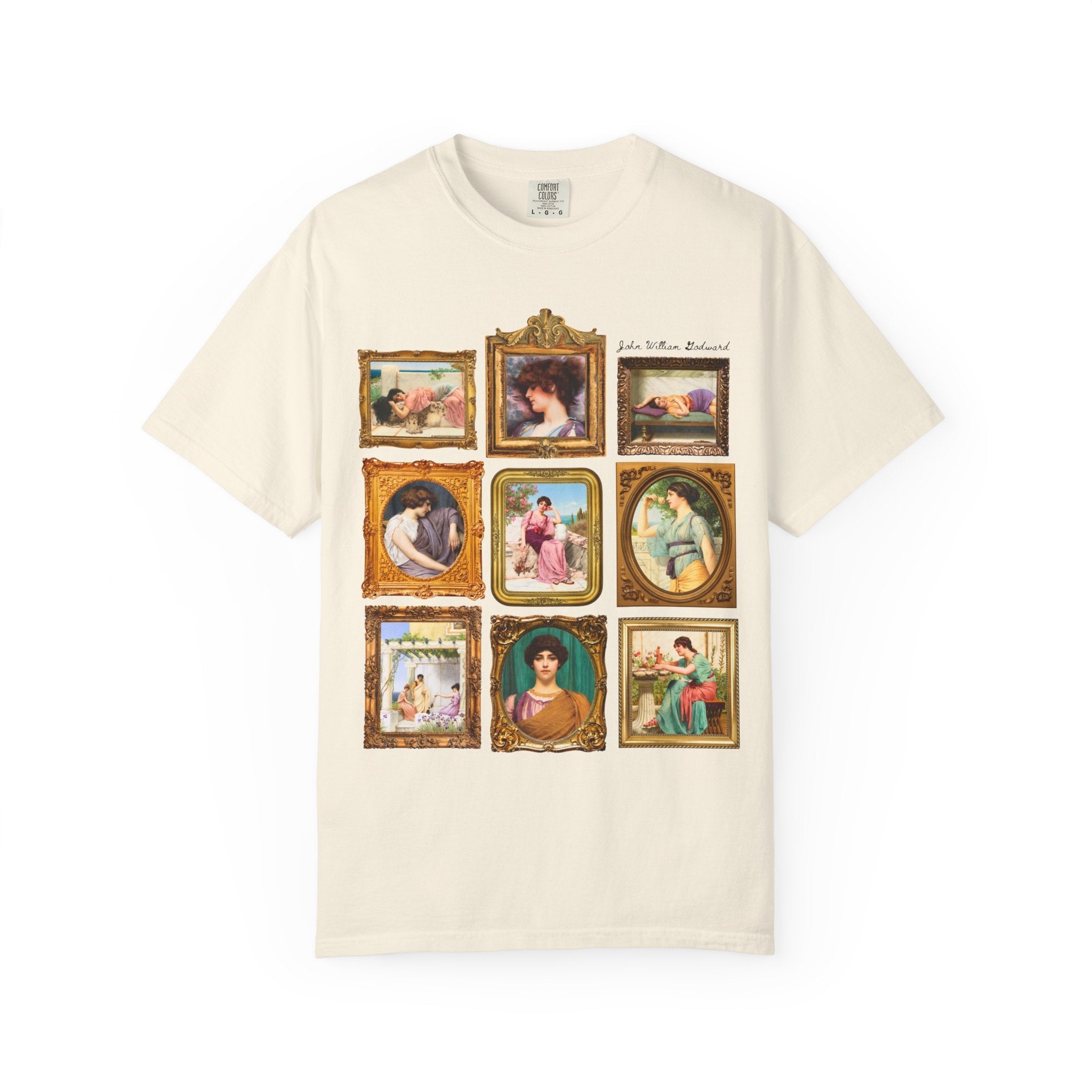 John William Godward Art History Tee Shirt: Famous 19th Century Paintings, Neo - Classicism and Academism Art Movements, Humanities Teacher T - Opal and June