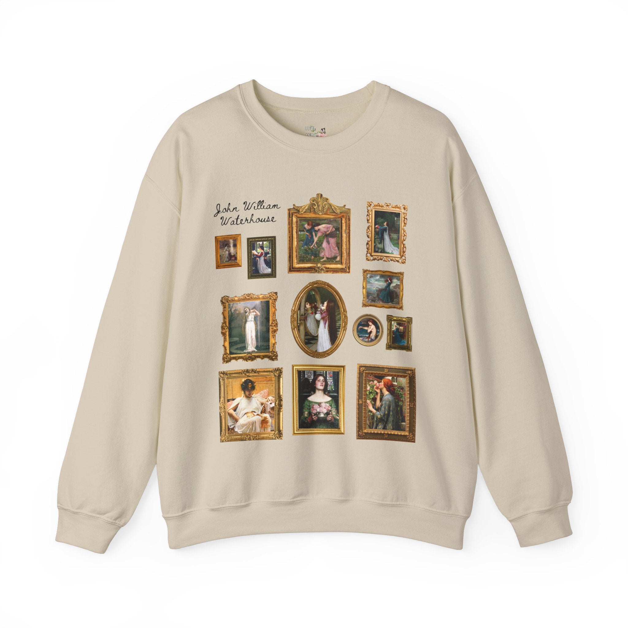 John William Waterhouse Famous Paintings Sweatshirt, Gallery Wall Vibes, 19th Century Art History Gift for Humanities Major, European Art - Opal and June