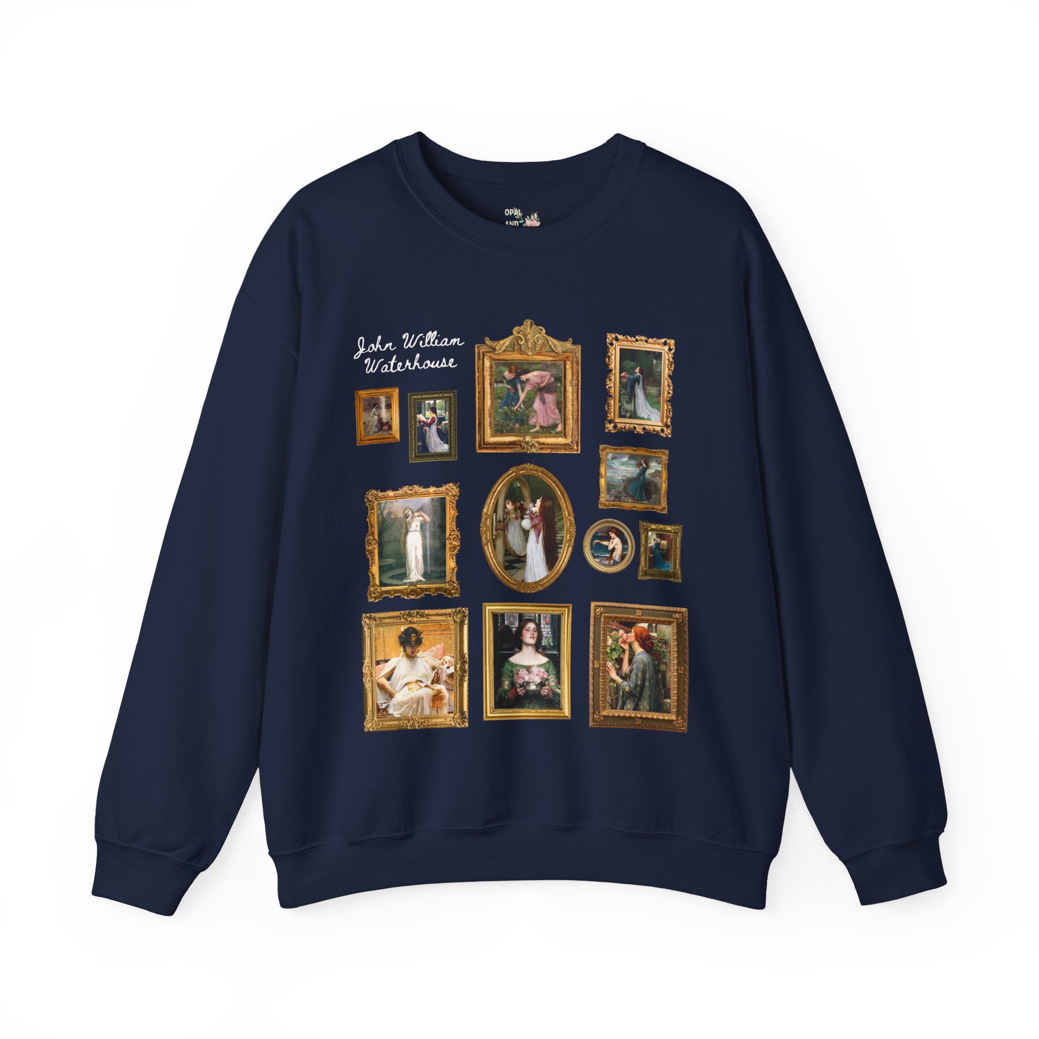 John William Waterhouse Famous Paintings Sweatshirt, Gallery Wall Vibes, 19th Century Art History Gift for Humanities Major, European Art - Opal and June
