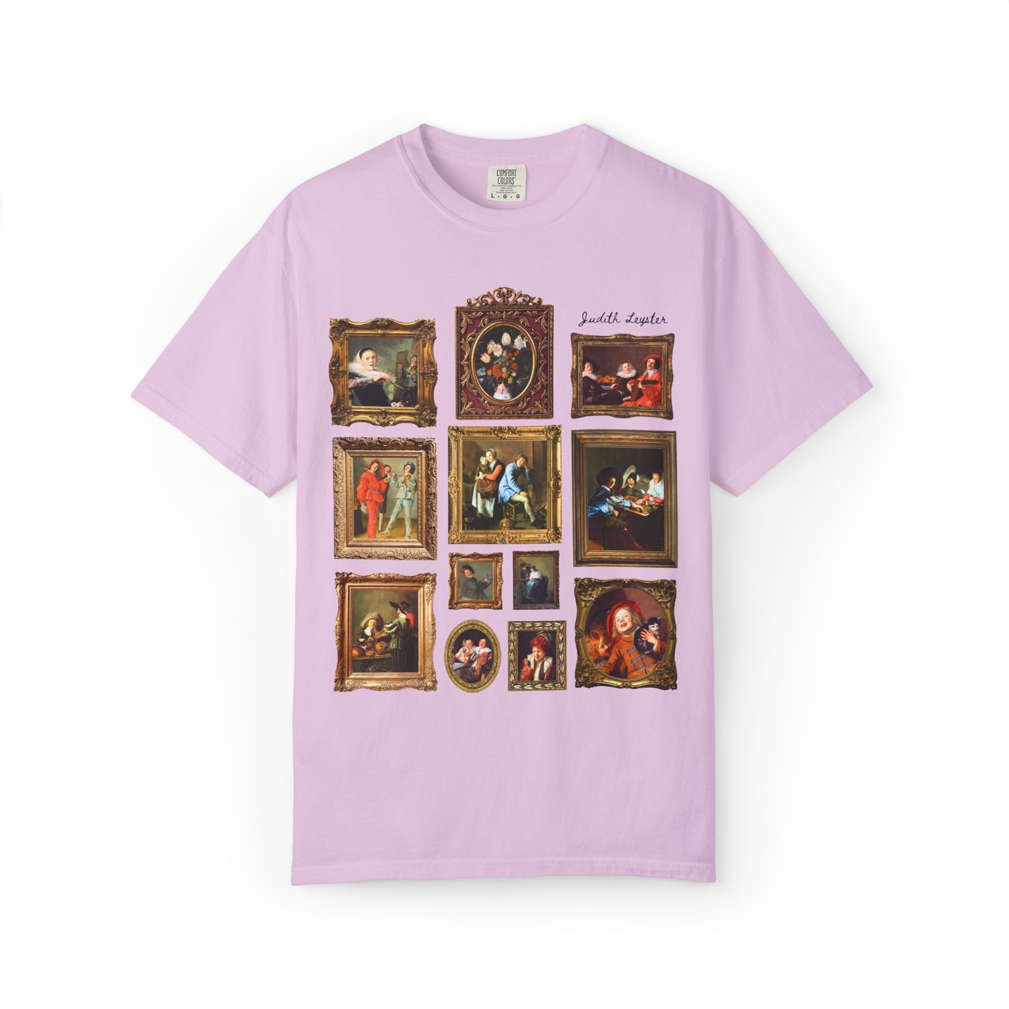 Judith Leyster Dutch Golden Age Art History Tee Shirt with Famous Paintings: 17th Century Art History, Women's History, Museum Lover Tee - Opal and June
