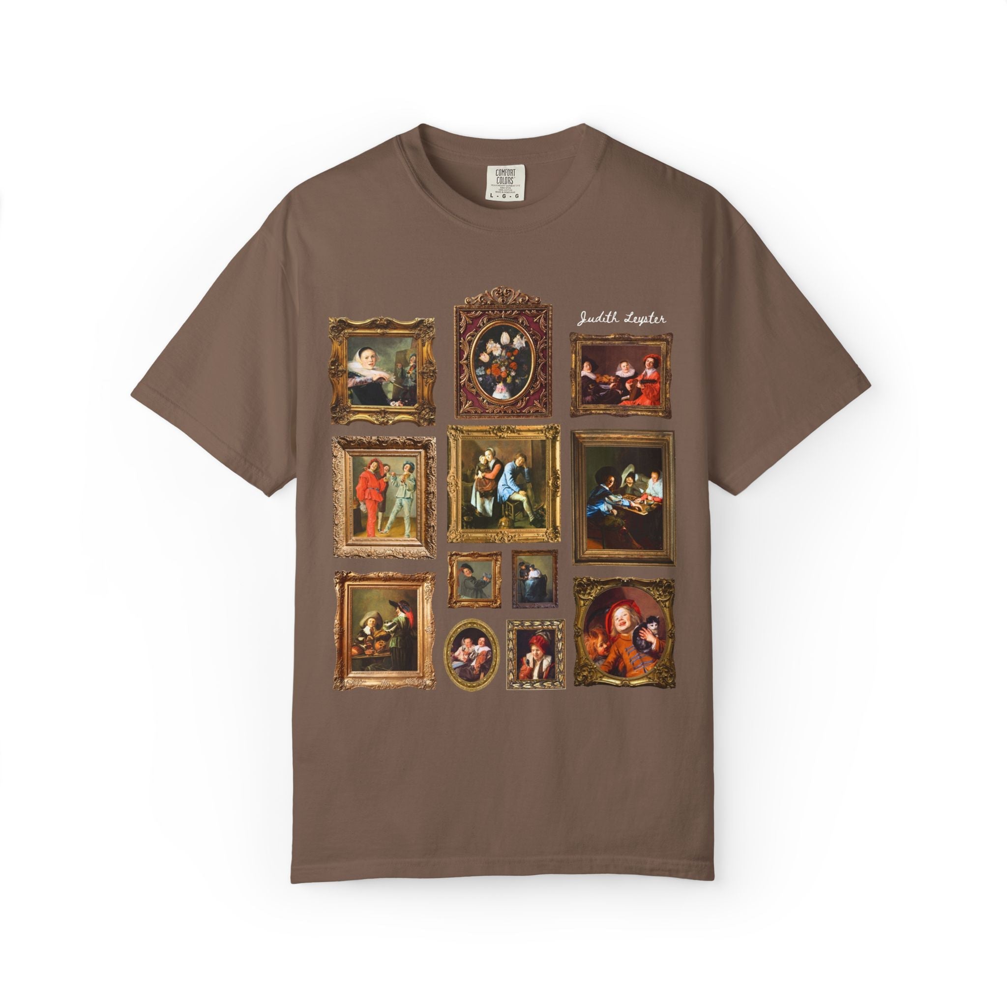 Judith Leyster Dutch Golden Age Art History Tee Shirt with Famous Paintings: 17th Century Art History, Women's History, Museum Lover Tee - Opal and June