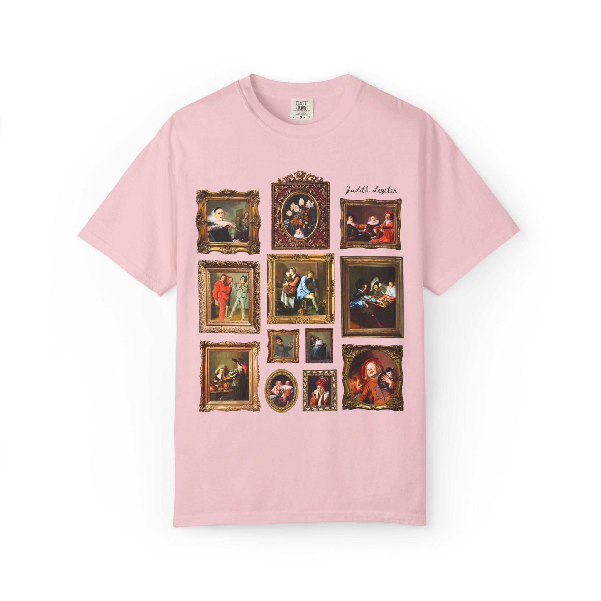 Judith Leyster Dutch Golden Age Art History Tee Shirt with Famous Paintings: 17th Century Art History, Women's History, Museum Lover Tee - Opal and June
