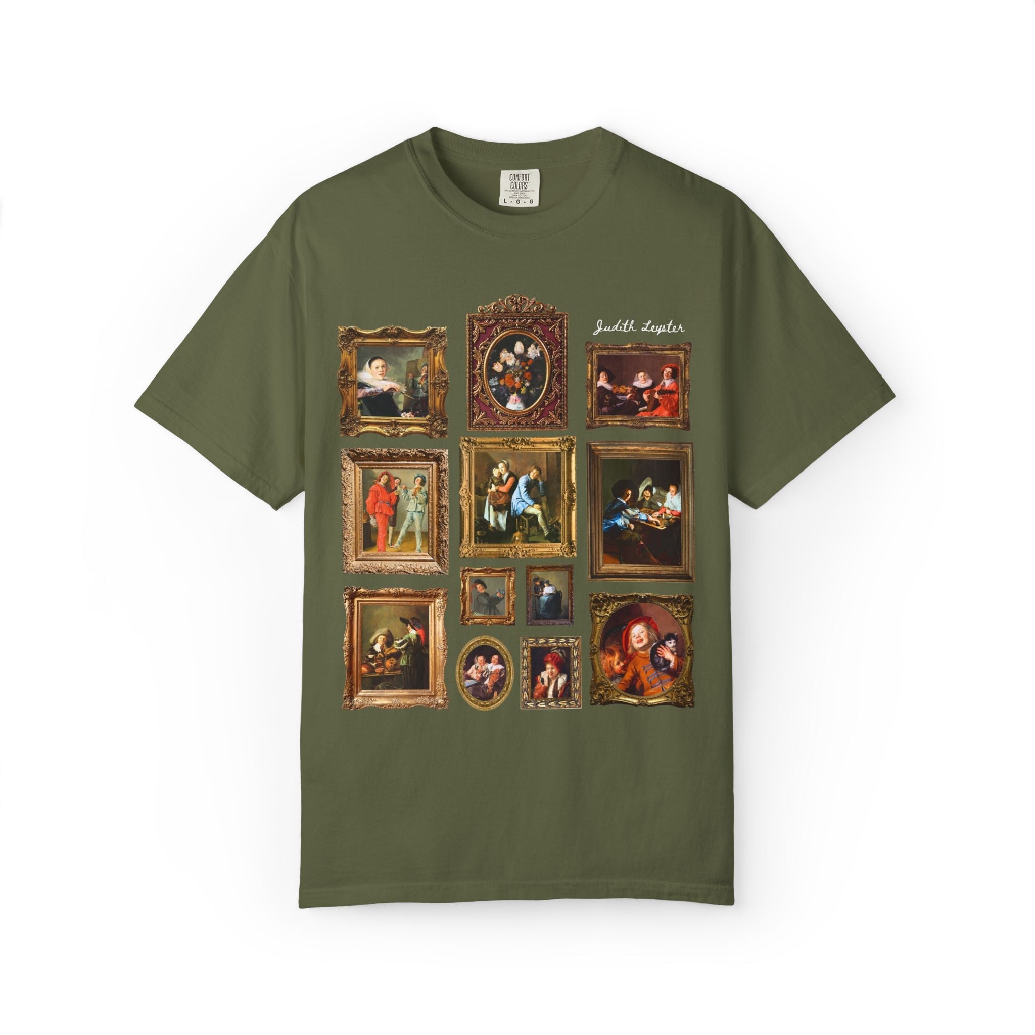Judith Leyster Dutch Golden Age Art History Tee Shirt with Famous Paintings: 17th Century Art History, Women's History, Museum Lover Tee - Opal and June