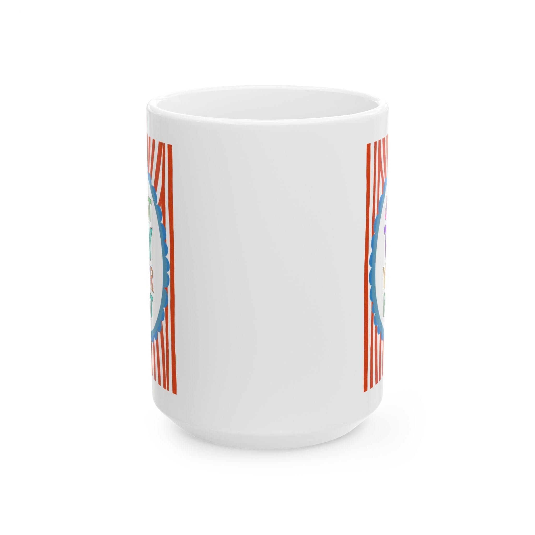Just Try Your Best Testing Day Coffee Mug - Opal and June