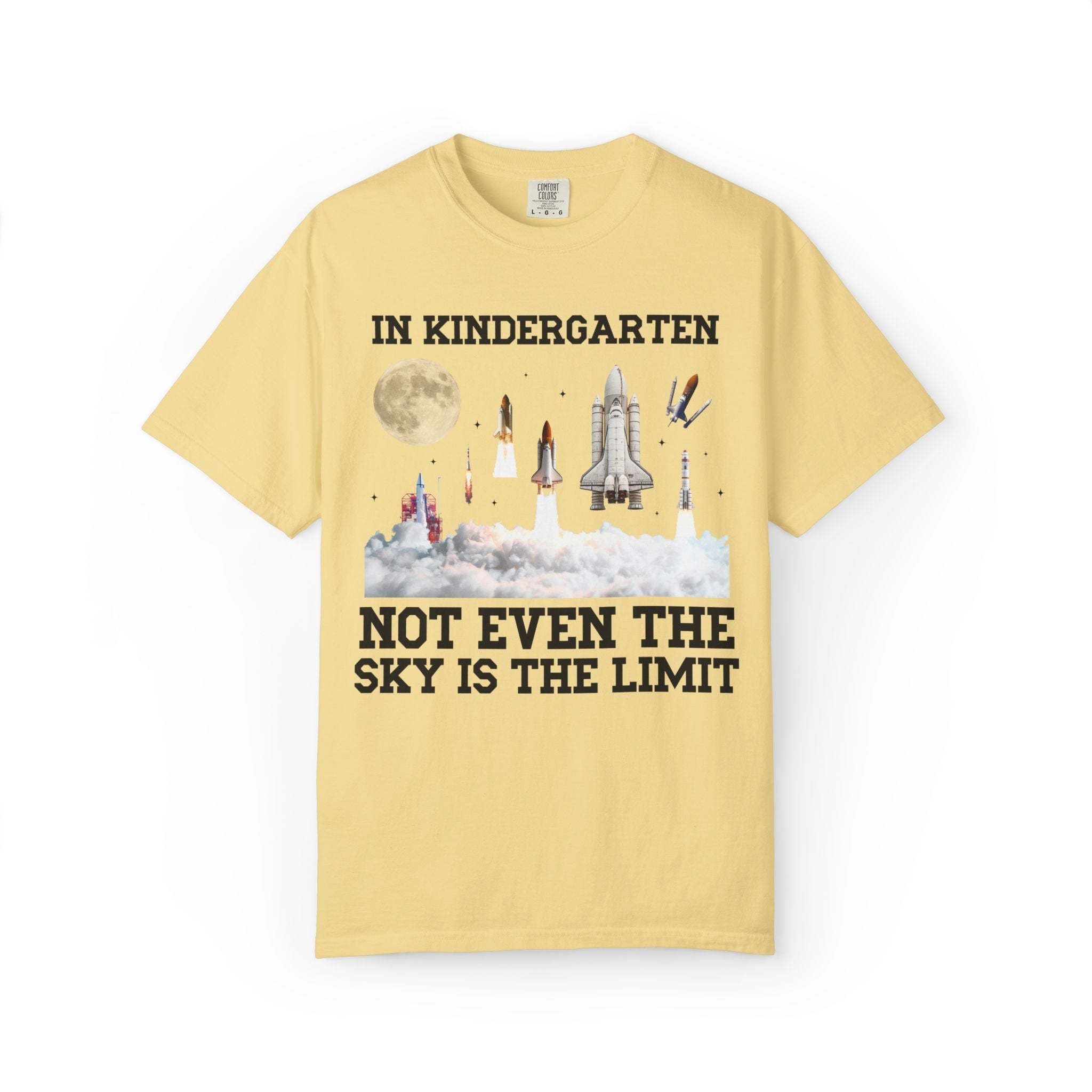 Kindergarten Teacher Space Lover Tee Shirt with Rocket Ships - Opal and June