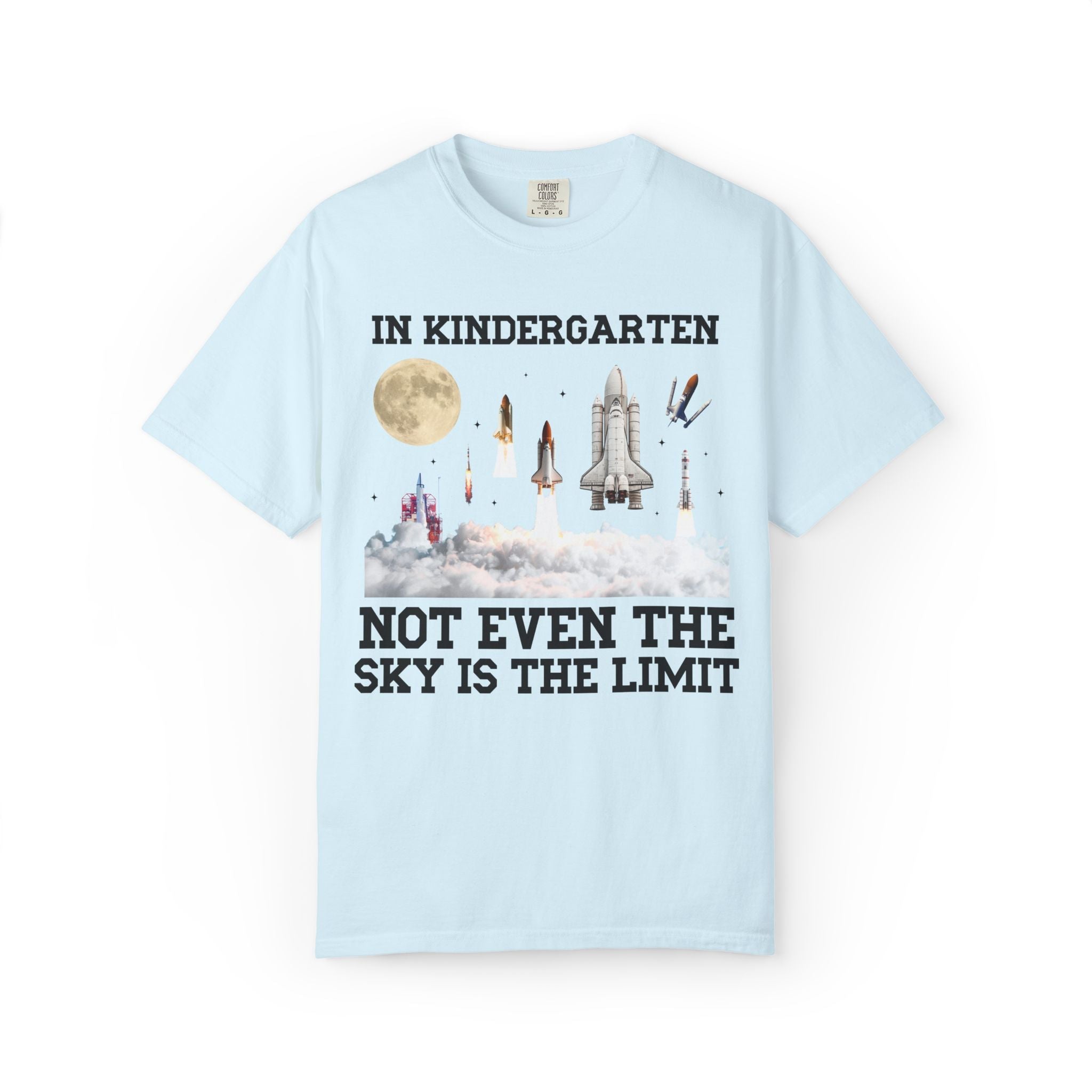 Kindergarten Teacher Space Lover Tee Shirt with Rocket Ships - Opal and June