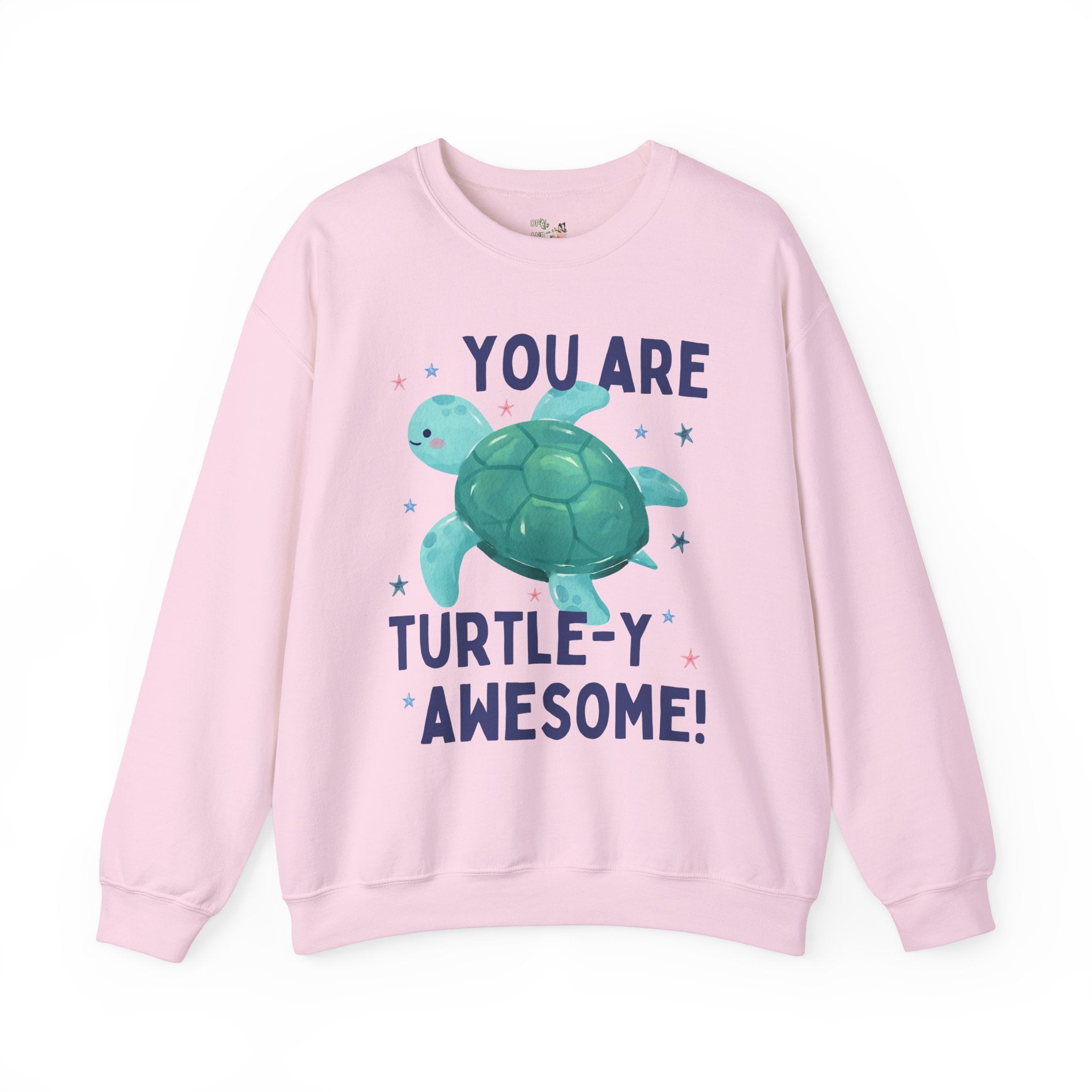 Kindergarten Teacher Sweatshirt, Teacher Who Loves Turtles: You Are Turtle - y Awesome!, Positive Affirmation, Funny Science Teacher Crewneck - Opal and June