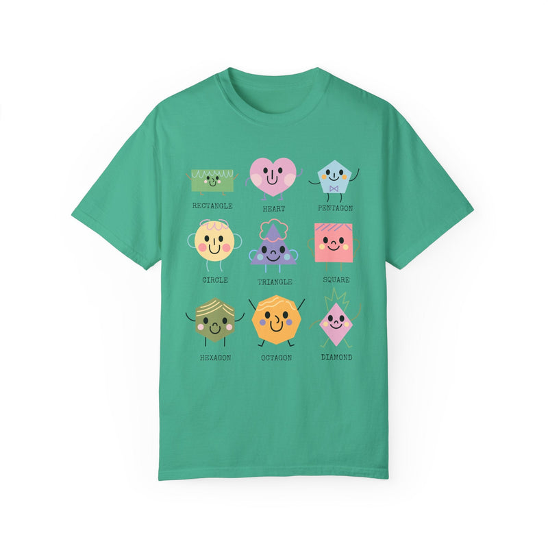 Kindergarten Teacher T-Shirt for Learning Shapes - Opal and June