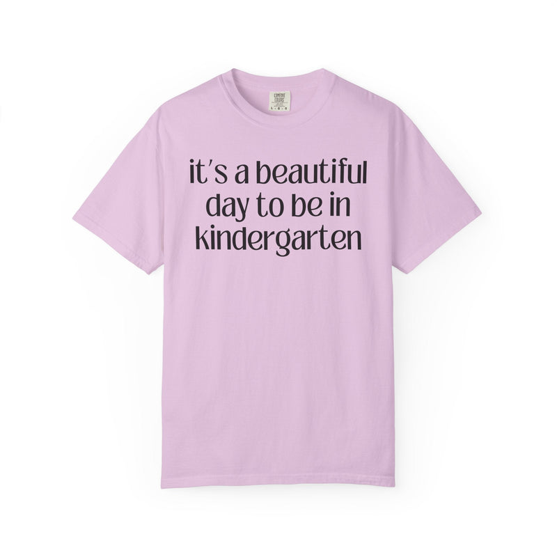 Kindergarten Teacher Tee Shirt for Back to School, Cute Matching Teacher T-Shirt for First Day of School, Elementary School New Teacher Gift - Opal and June