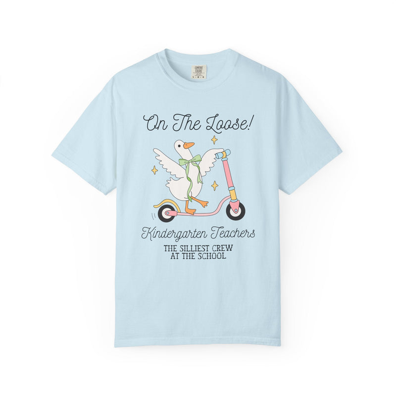 Kindergarten Teacher Tee Shirt for Back to School, Matching Meet the Teacher T-Shirt for First Day of School, Silly Goose Animal Lover Tee - Opal and June