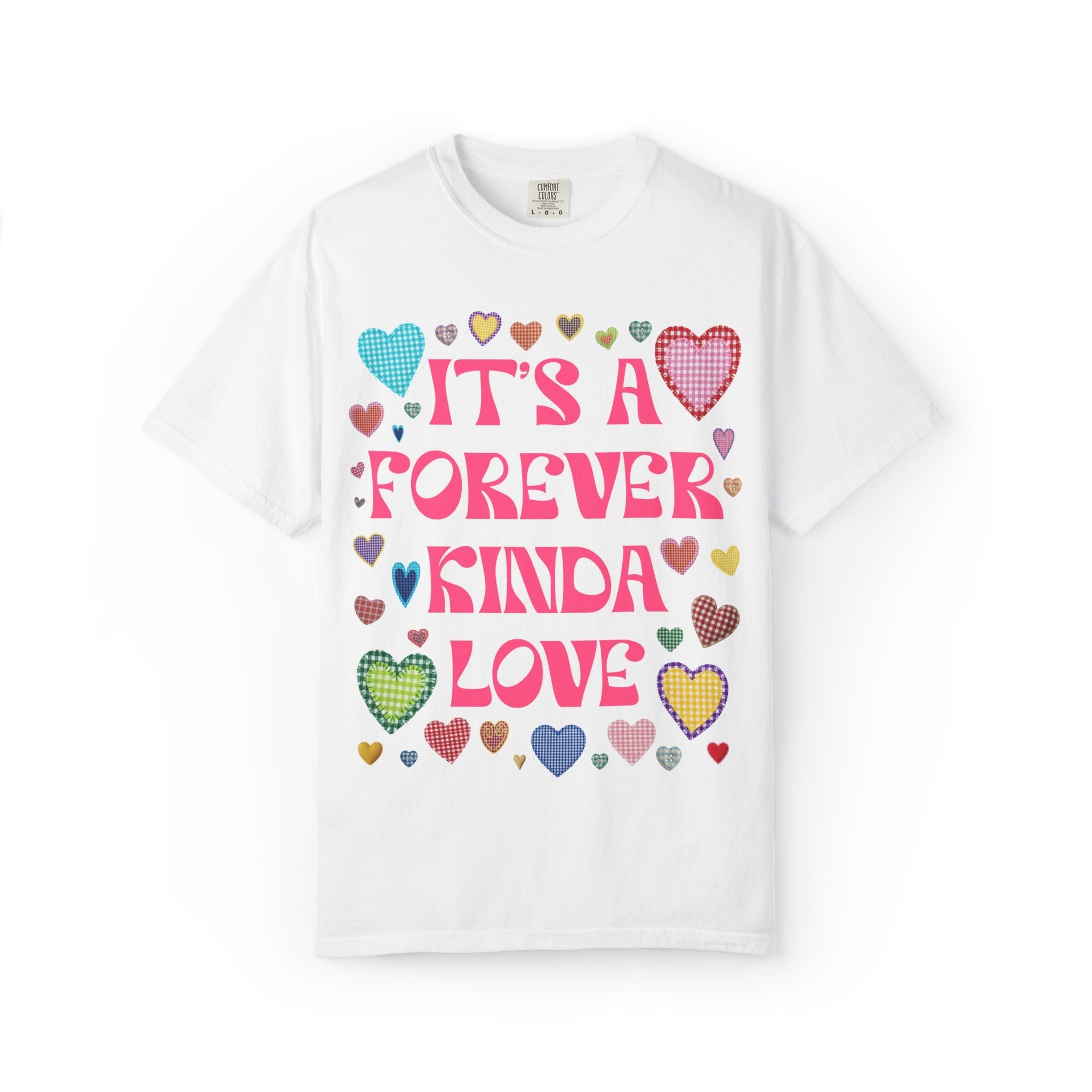 Kitschy Wedding Matching Bachelorette Tee Shirt: It's a Forever Kind of Love + A Forever Kind of Friend, Colorful Maximalist Bridesmaid Tee - Opal and June