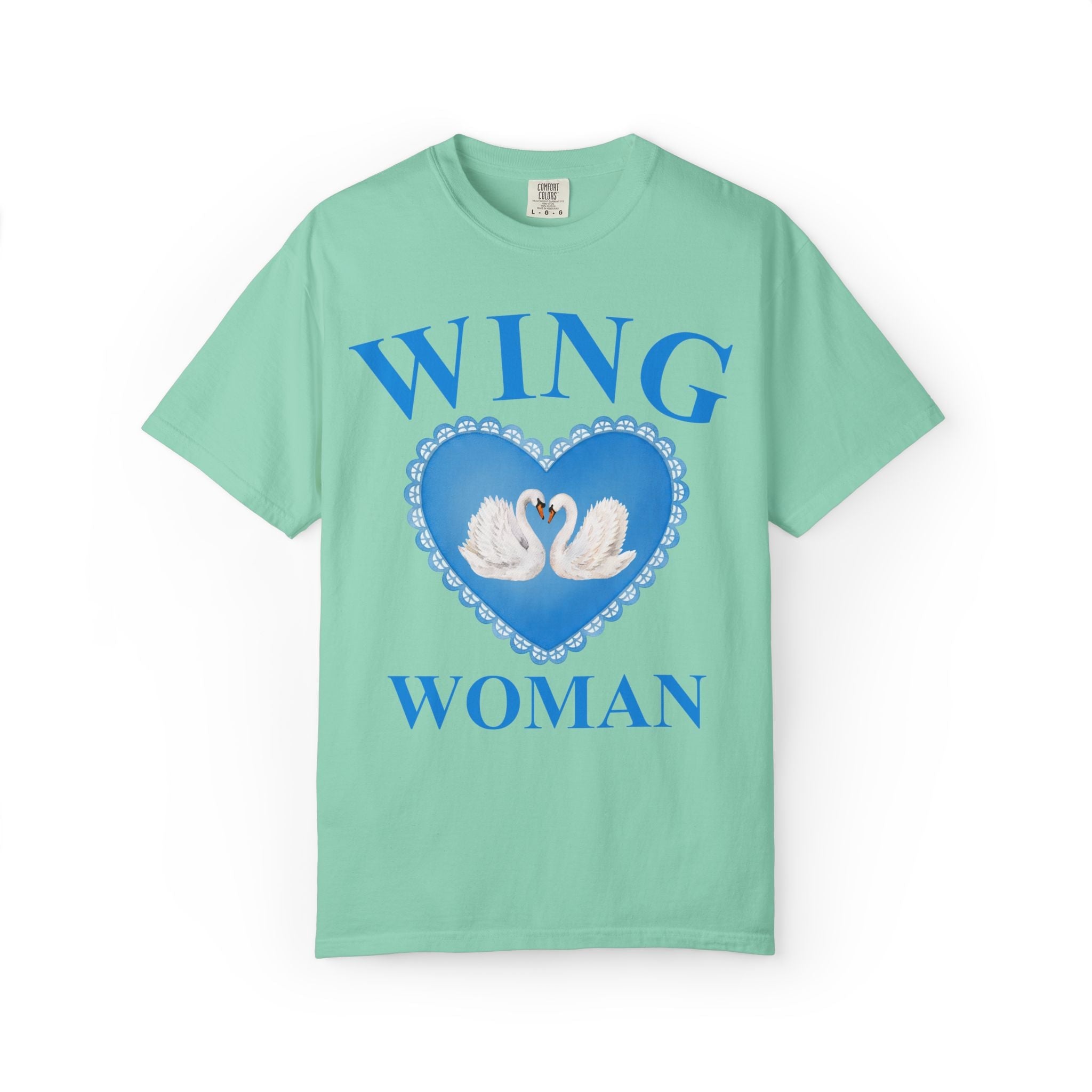 Kitschy Wedding Matching Bachelorette Tee with Swans for Animal Lover: Paired for Life, Funny Saying Bridal Party Tee for Bachelorette Trip - Opal and June