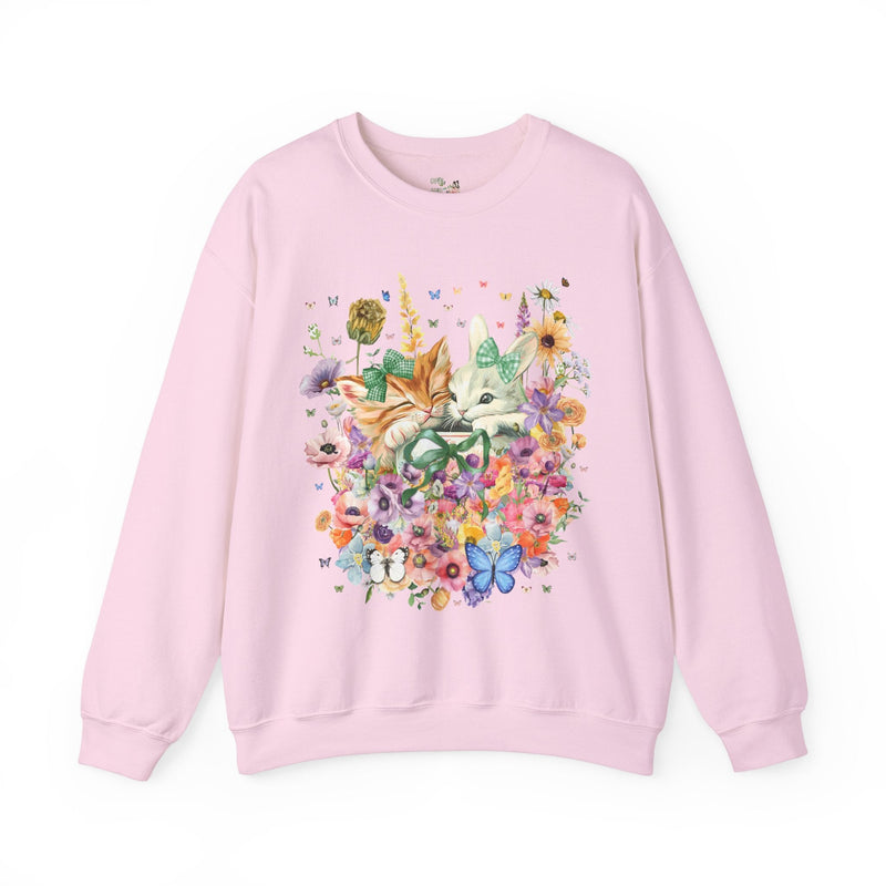 Kitten and Bunny Sweatshirt - Opal and June